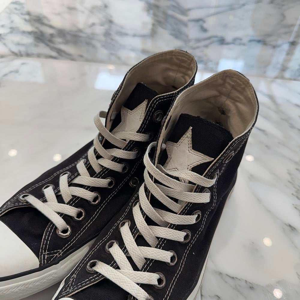 CHROME HEARTS × CONVERSE ALL STAR Silver Dagger Canvas High Top Sneakers Size JP26.5cm クロムハーツ × コンバース オールスター シルバーダガー キャンバス ハイカットスニーカー サイズJP26.5cm