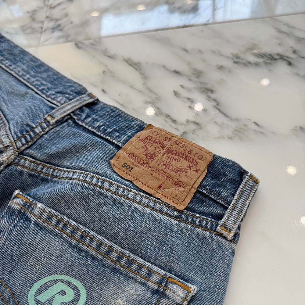 ABOUT DREAMS Butterfly Denim Shorts Size W32 × L34 アバウトドリームズ バタフライ デニムショーツ サイズ W32 × L34