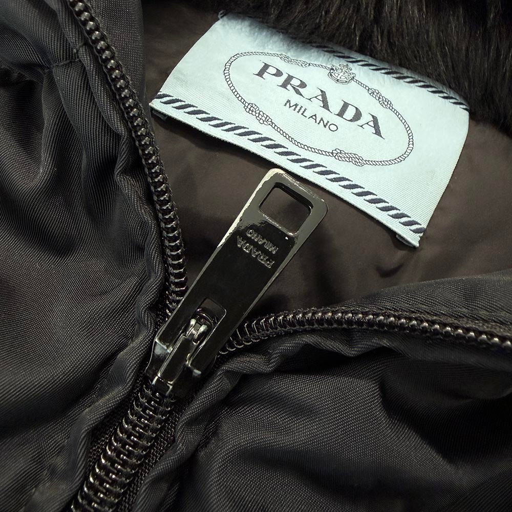 PRADA 2022AW Triangle Logo Re Nylon Padded Down Jacket 291808 S202 1WQ8 Size 44 プラダ トライアングルロゴ  リナイロン パデッド ダウン ジャケット サイズ44
