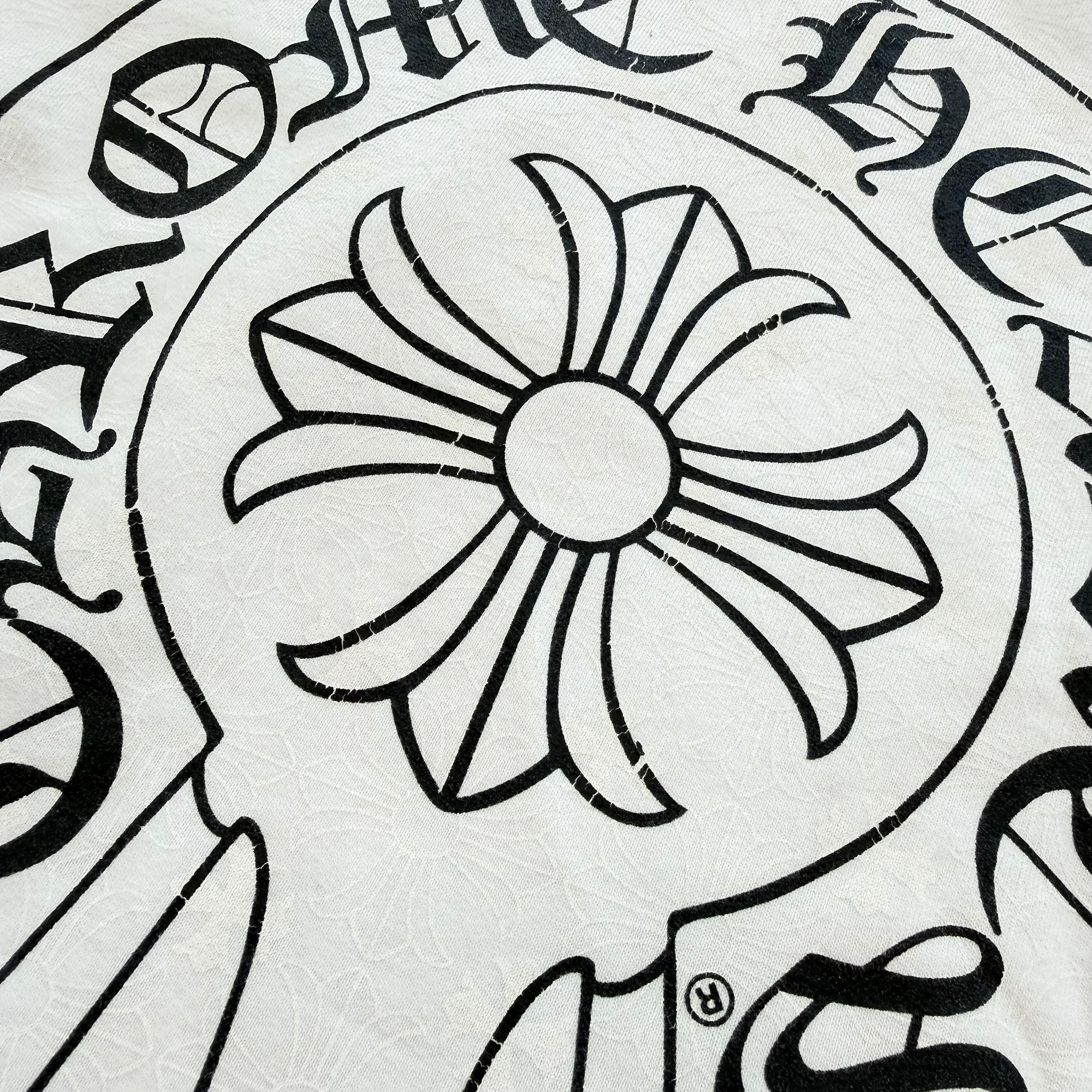 CHROME HEARTS Vertical Logo CH Plus Pullover Hoodie Size XXL クロムハーツ ヴァーティカルロゴ CHプラス総柄 プルオーバーフーディ サイズXXL