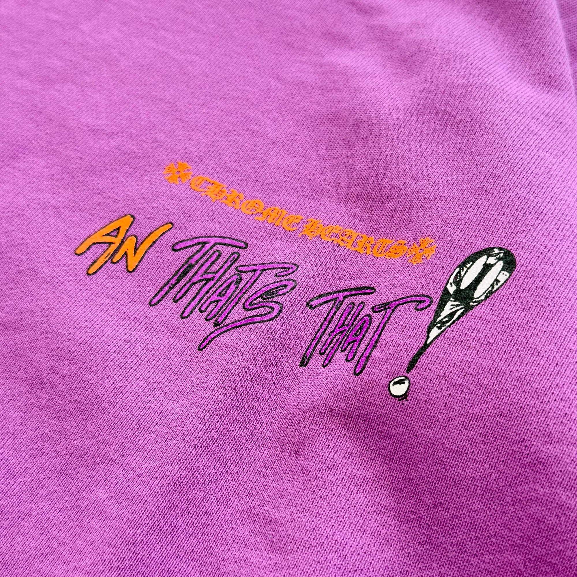 CHROME HEARTS× MATTY BOY 2024AW "I WANT MORE NOT LESS" Crew Neck Sweat Shirt Size XXL クロムハーツ×マッティボーイ "アイウォントレス" クルーネックスウェットシャツ サイズXXL