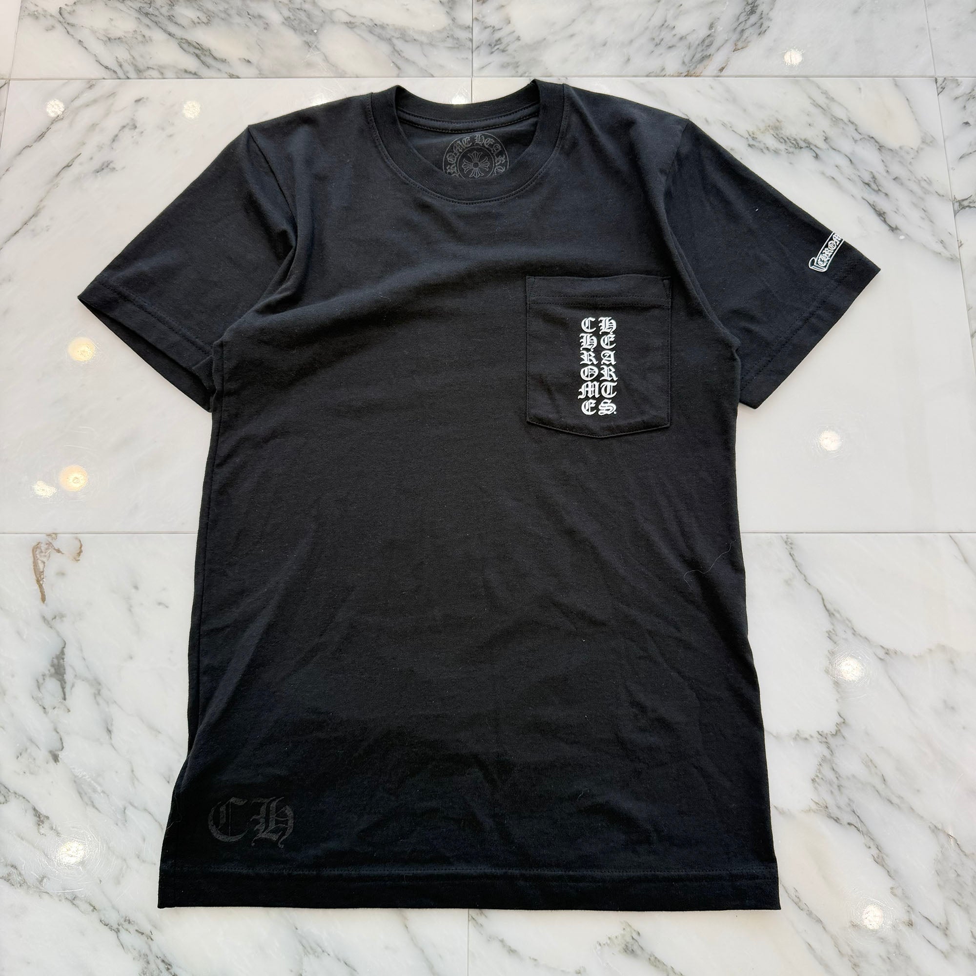 CHROME HEARTS Osaka Scroll Label Logo Tee Size XS クロムハーツ