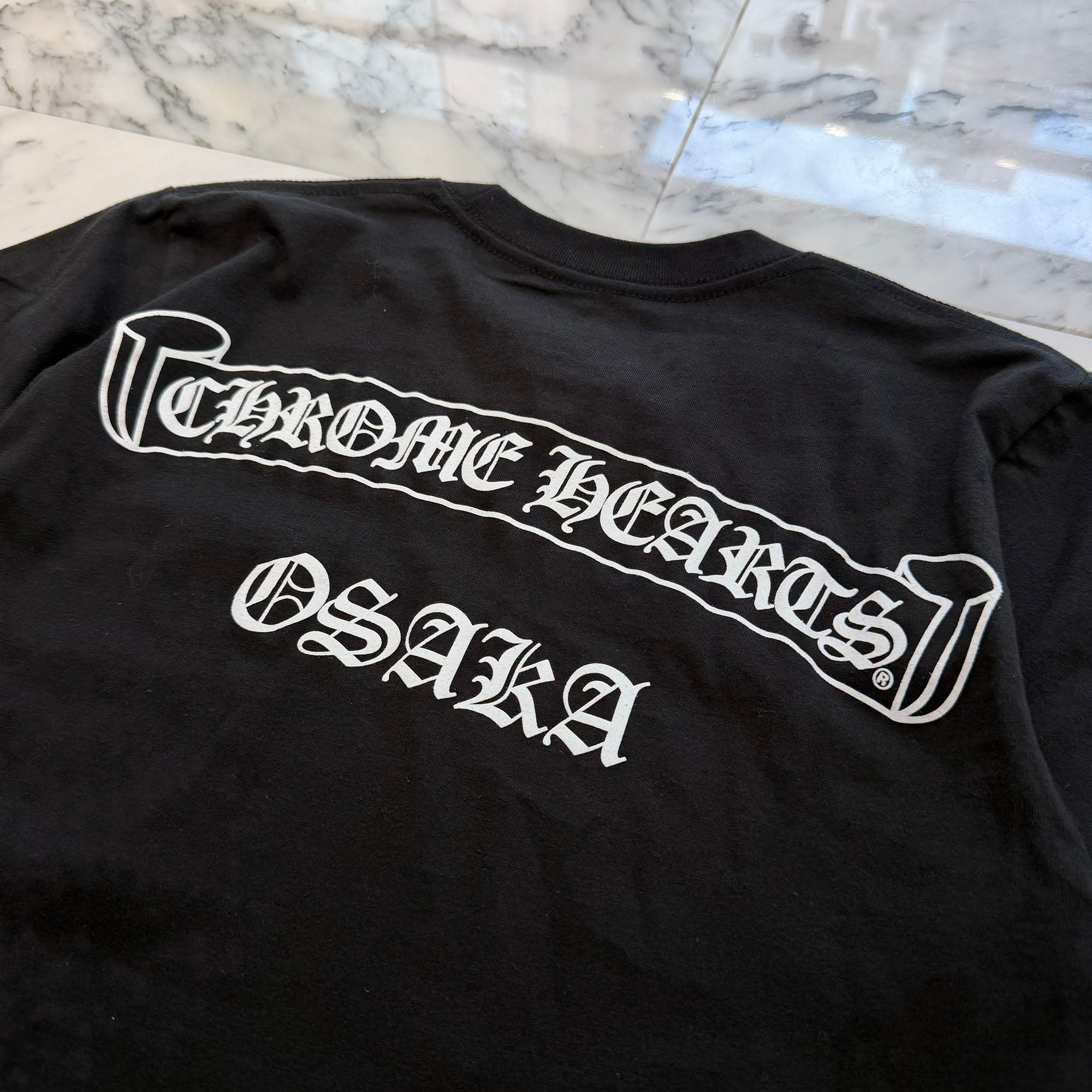 CHROME HEARTS Osaka Scroll Label Logo Tee Size XS クロムハーツ 大阪限定 スクロールラベルロゴ Tシャツ サイズXS