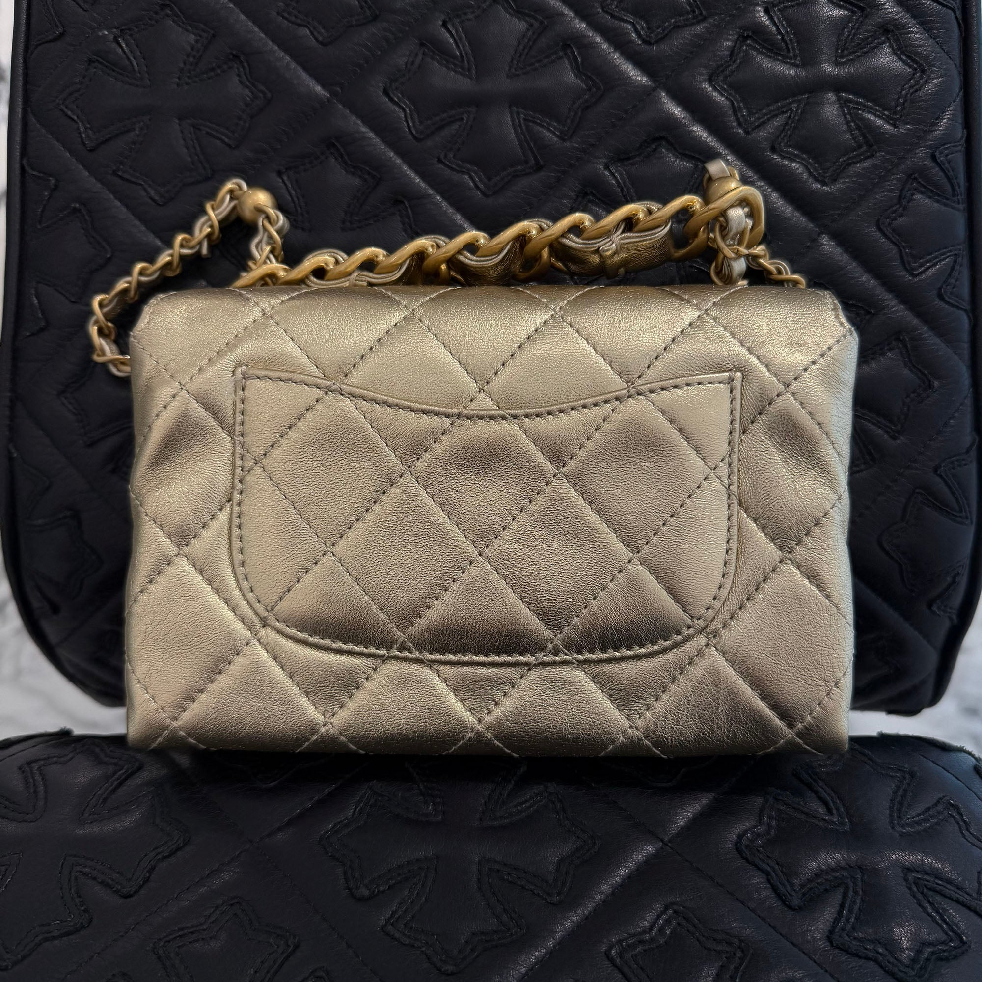 CHANEL 2022SS Mini Matelassé Chain Flap Chain Shoulder Bag シャネル ミニマトラッセ フラップチェーンショルダーバッグ