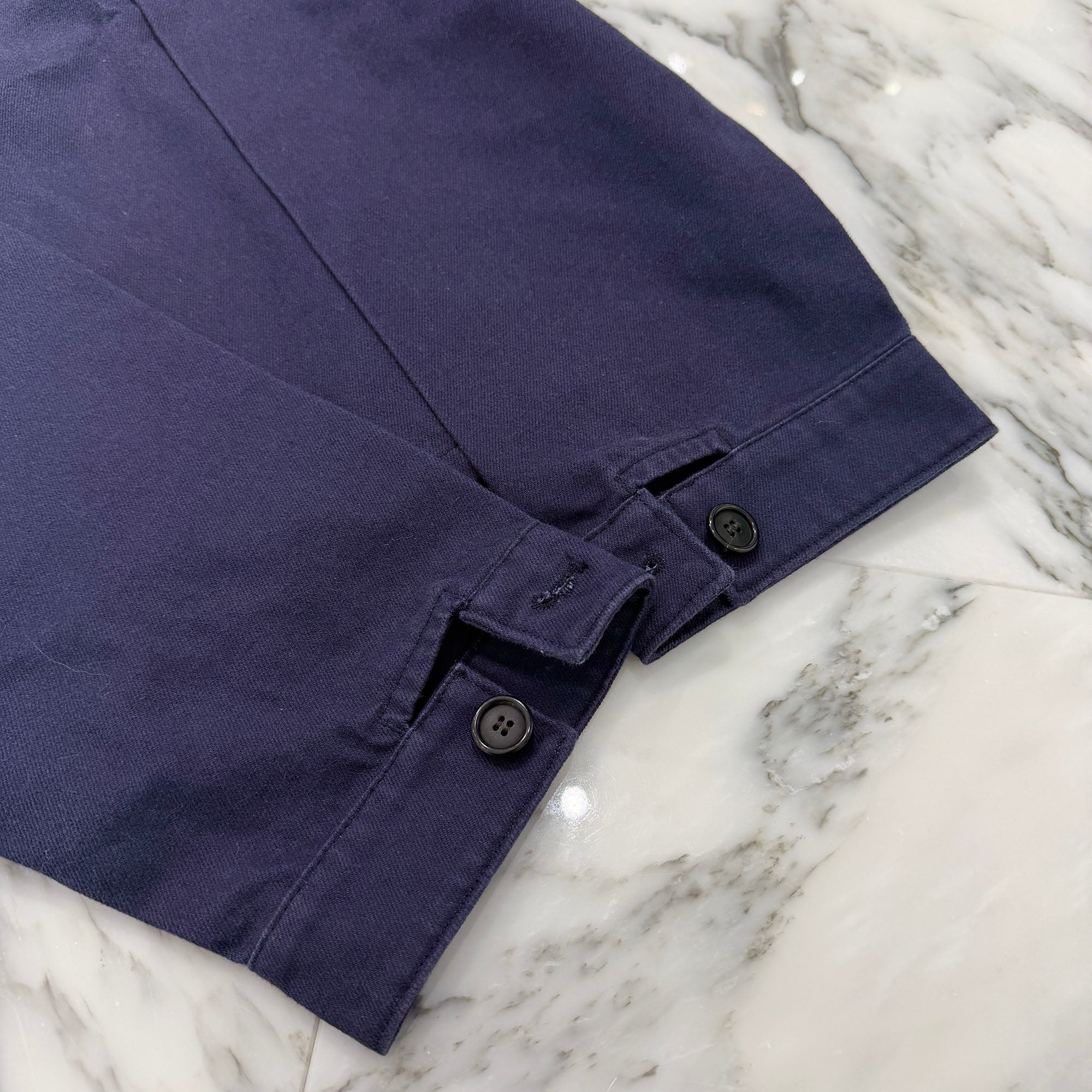 PRADA 2025SS Triangle Logo Plate Zip Up Blouson Denim Jacket GEB233 S232 16HE Size XL プラダ トライアングルロゴプレート ジップアップ ブルゾン デニムジャケット サイズXL