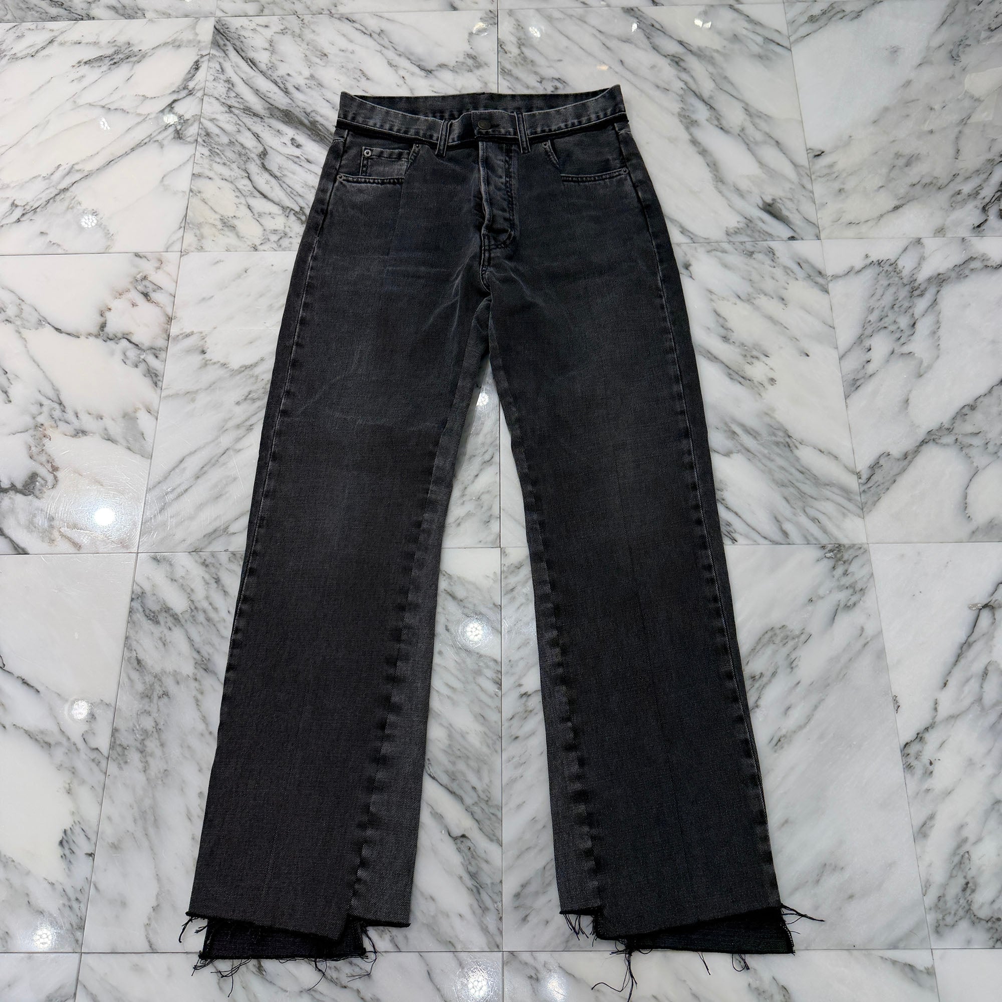 Maison Margiela 2021SS Destructured Denim Pants S51LA0132 S30496 Size 42 メゾン マルジェラ デストラクチャードデニムパンツ サイズ42