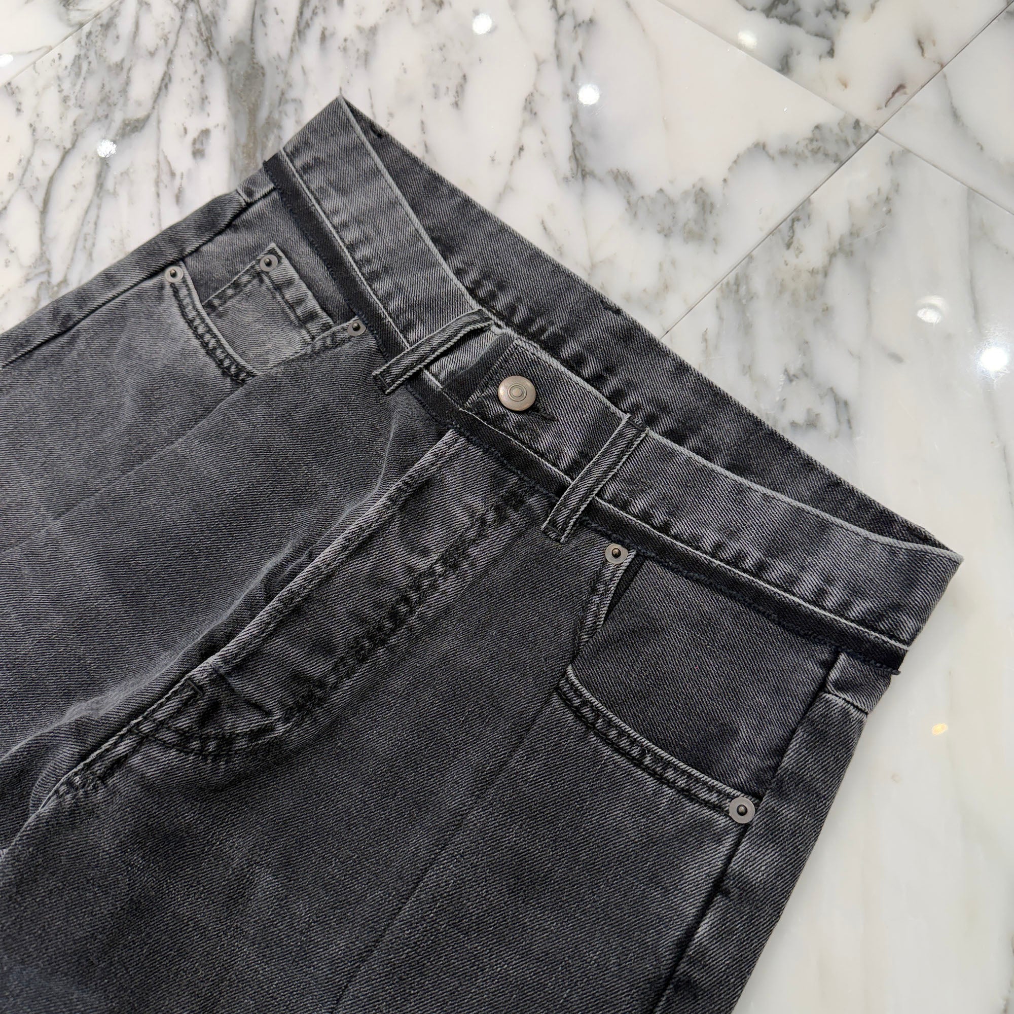 Maison Margiela 2021SS Destructured Denim Pants S51LA0132 S30496 Size 42 メゾン マルジェラ デストラクチャードデニムパンツ サイズ42