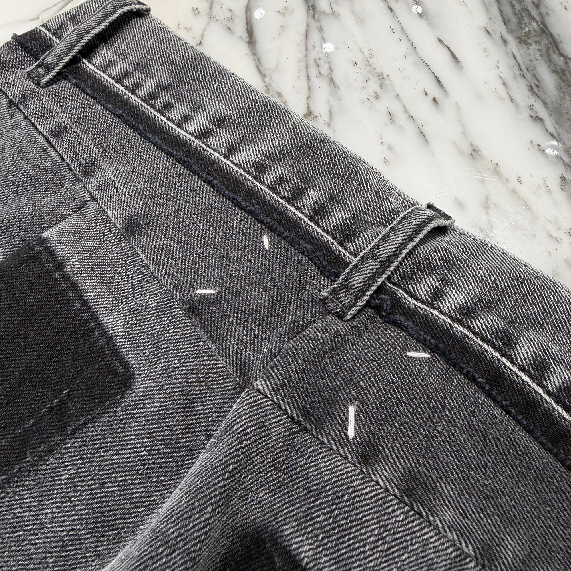 Maison Margiela 2021SS Destructured Denim Pants S51LA0132 S30496 Size 42 メゾン マルジェラ デストラクチャードデニムパンツ サイズ42