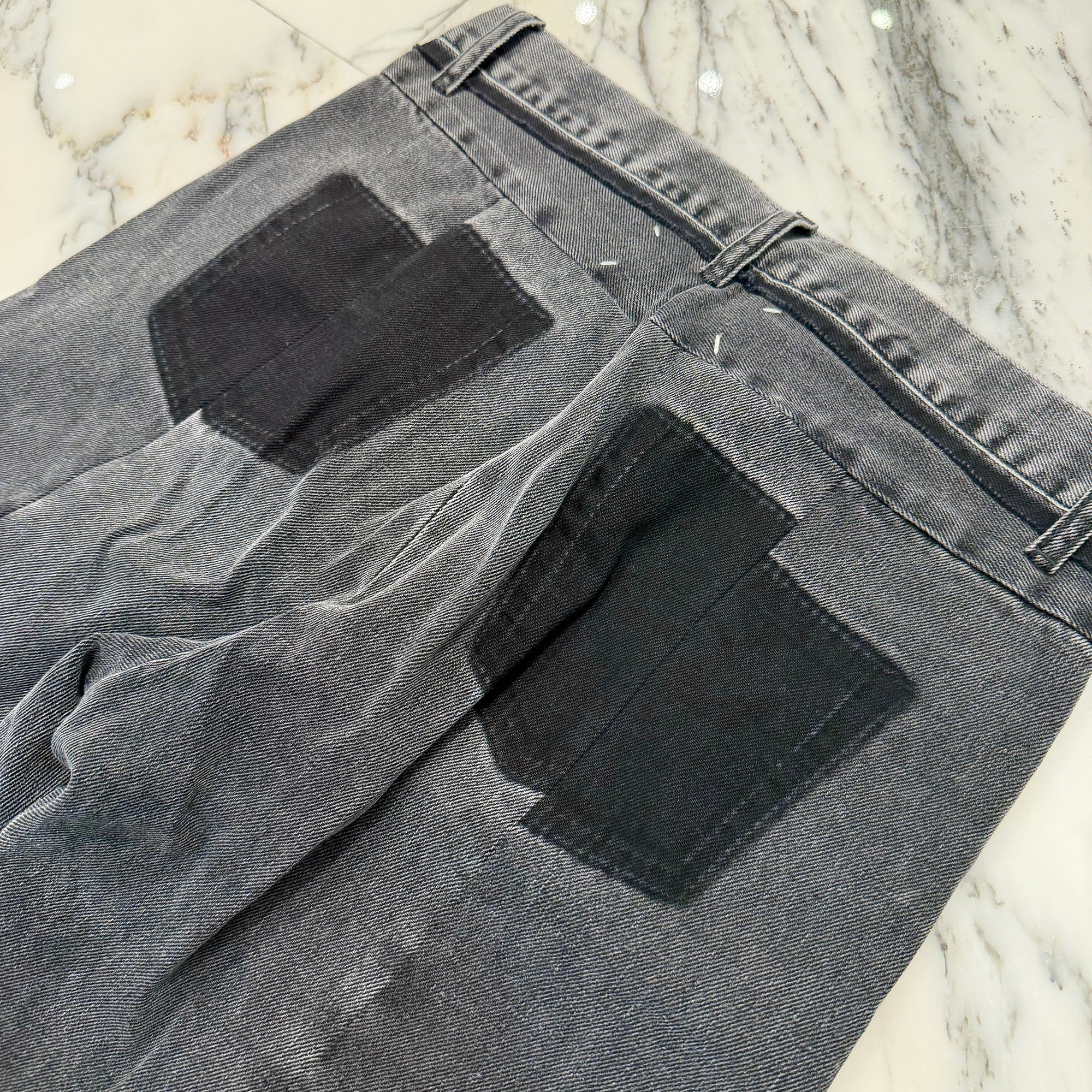 Maison Margiela 2021SS Destructured Denim Pants S51LA0132 S30496 Size 42 メゾン マルジェラ デストラクチャードデニムパンツ サイズ42