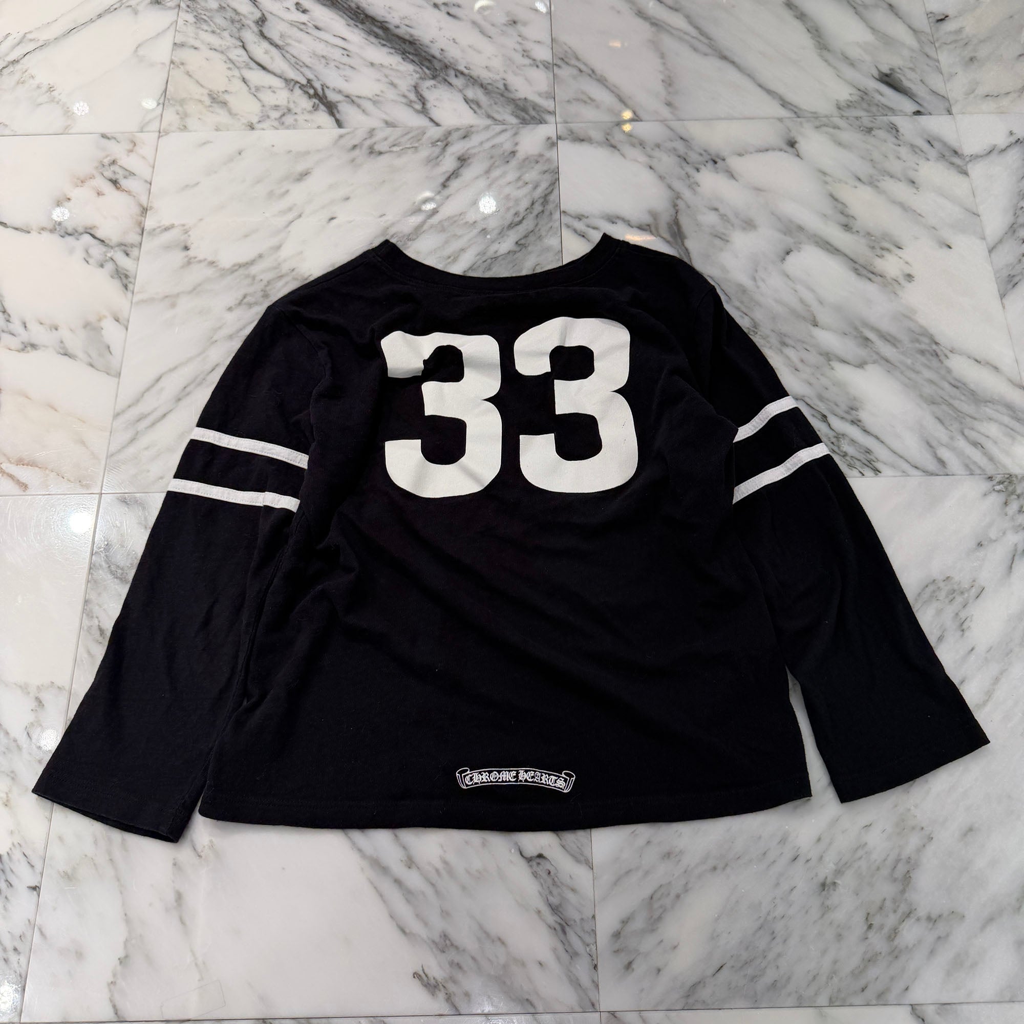 CHROME HEARTS 33 Horseshoe Long Sleeve Tee Size S クロムハーツ 33 ホースシュー ロングスリーブＴシャツ サイズS