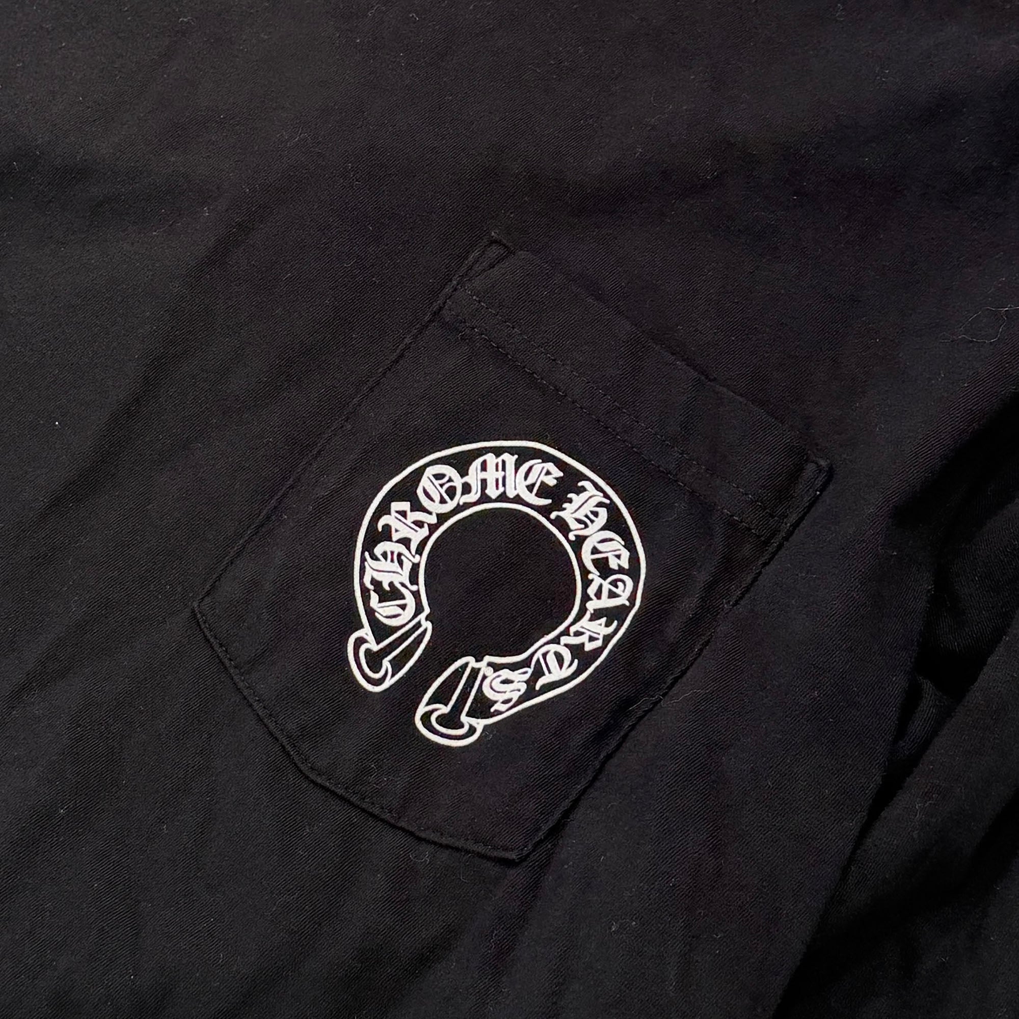 CHROME HEARTS Floral Cross Horseshoe Long Sleeve Tee Size XL クロムハーツ フローラルクロス ホースシュー ロングスリーブ Tシャツ サイズXL