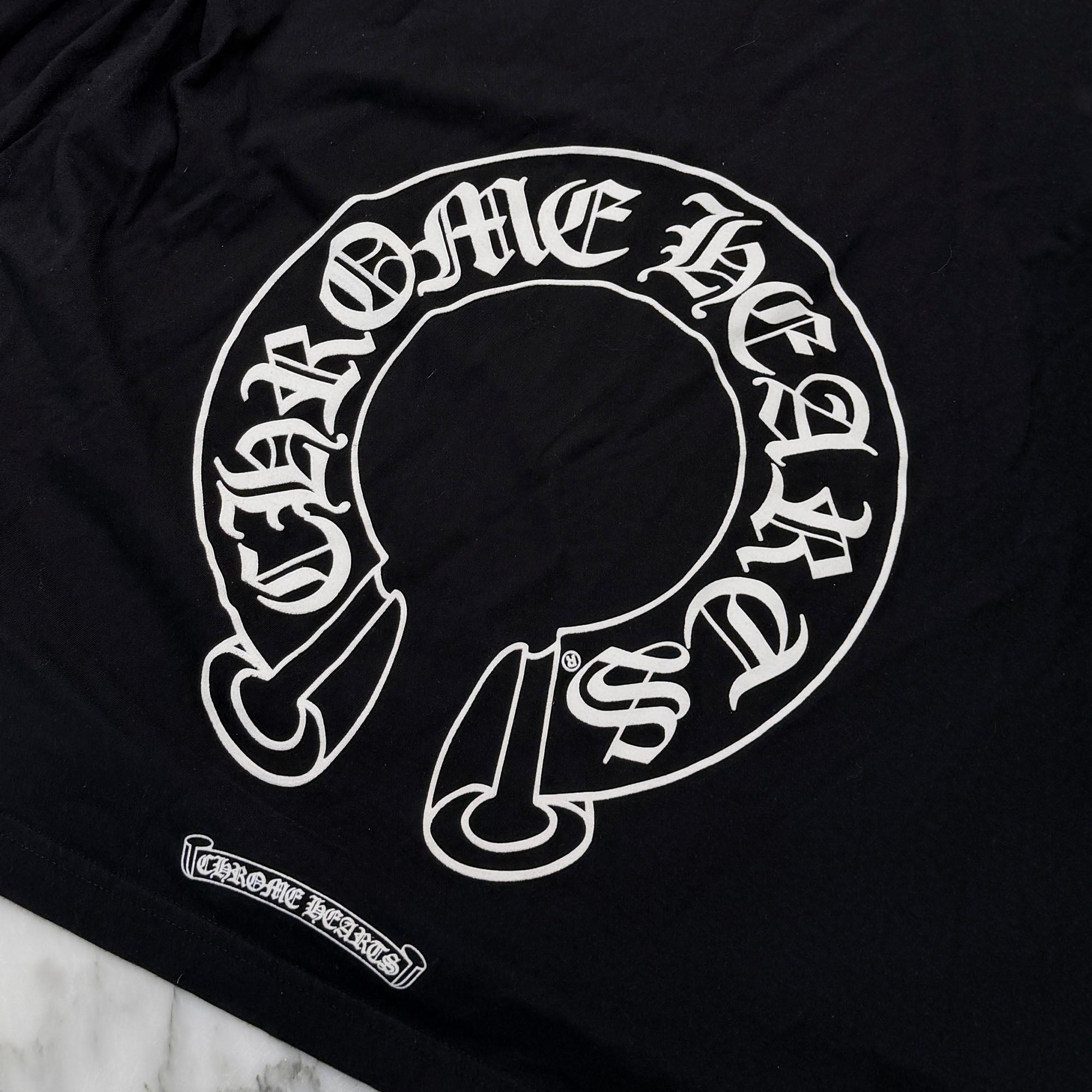 CHROME HEARTS Floral Cross Horseshoe Long Sleeve Tee Size XL クロムハーツ フローラルクロス ホースシュー ロングスリーブ Tシャツ サイズXL