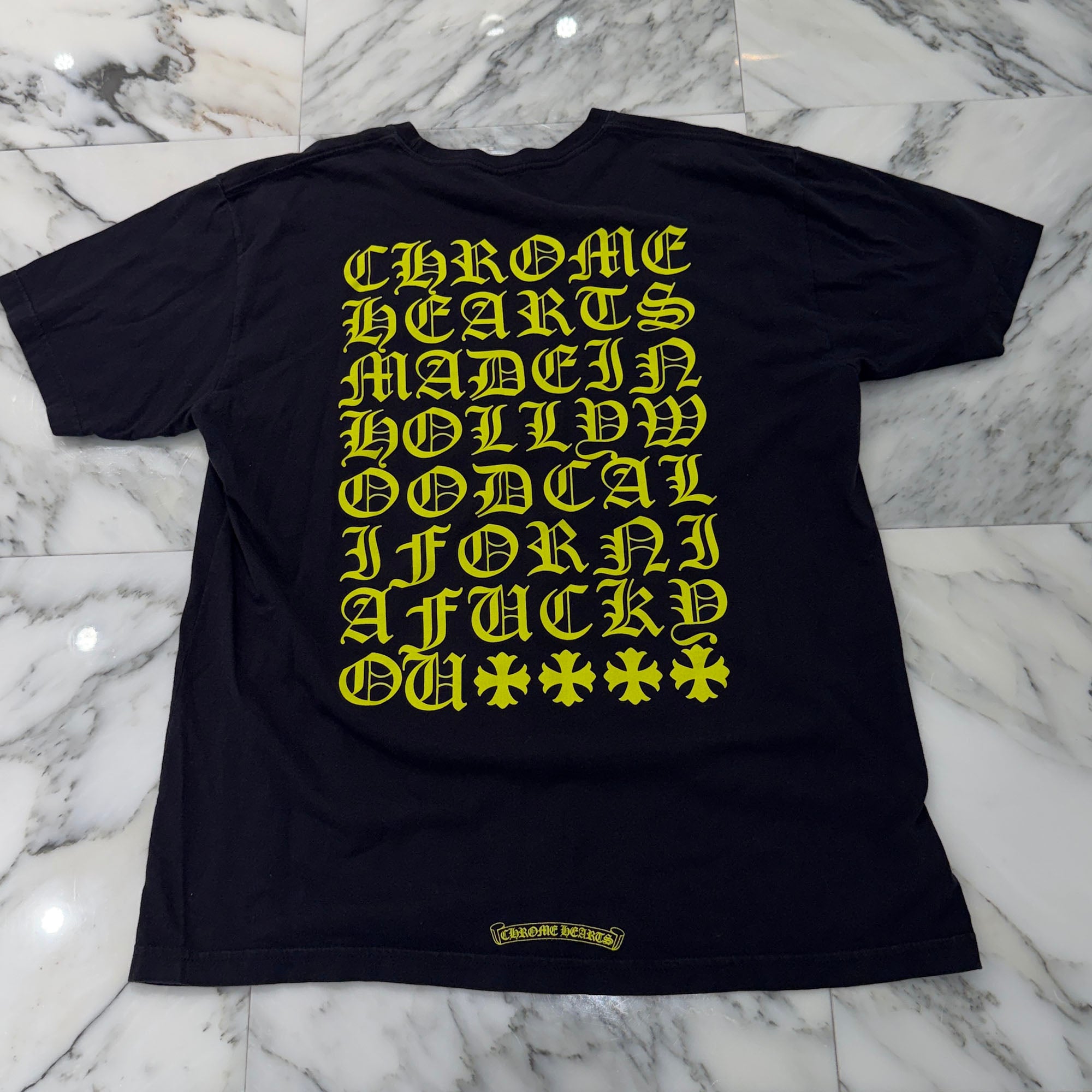 CHROME HEARTS Made In Hollywood Vertical Logo Tee Size XL クロムハーツ メイドインハリウッド ヴァーティカルロゴ Tシャツ サイズXL