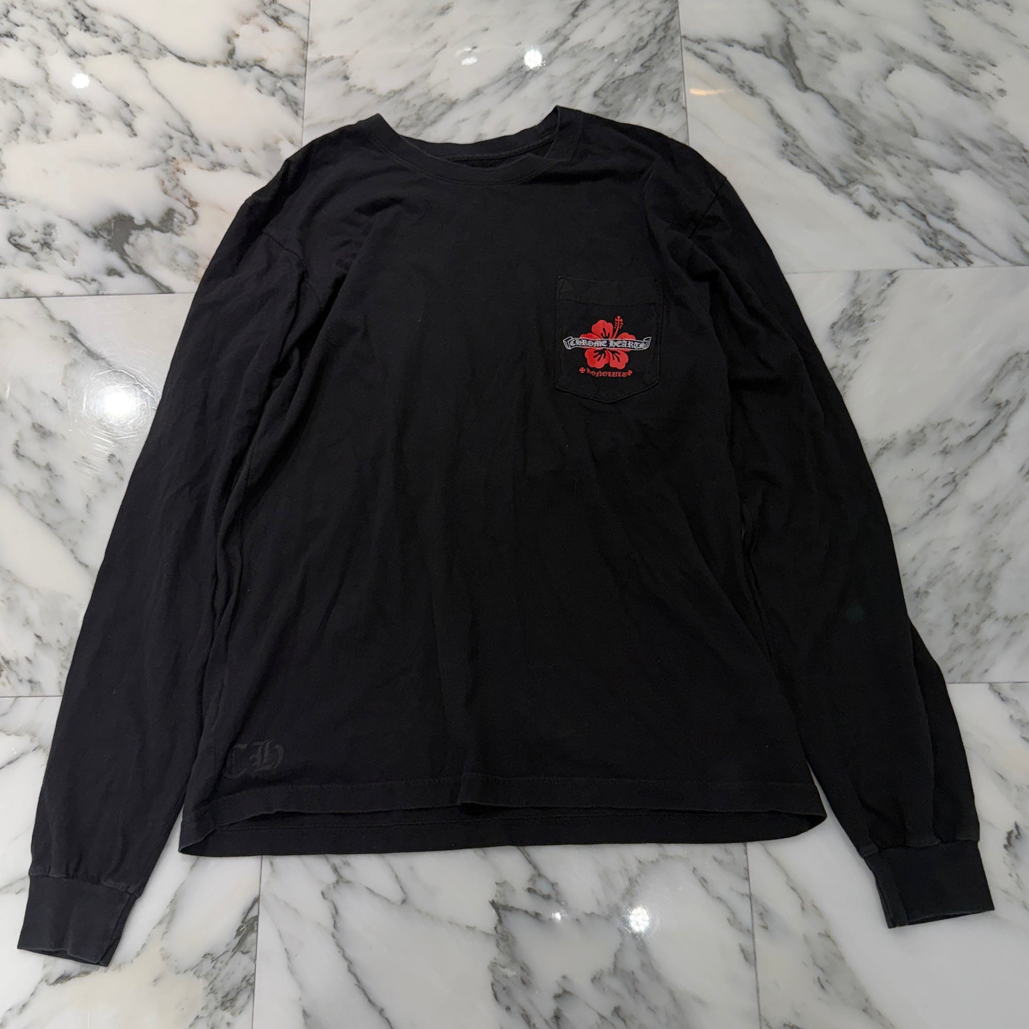 CHROME HEARTS Honolulu Limited Back Scroll Logo Long Sleeve Tee Size XL クロムハーツ ホノルル限定 バックスクロールロゴ ロングスリーブTシャツ サイズXL