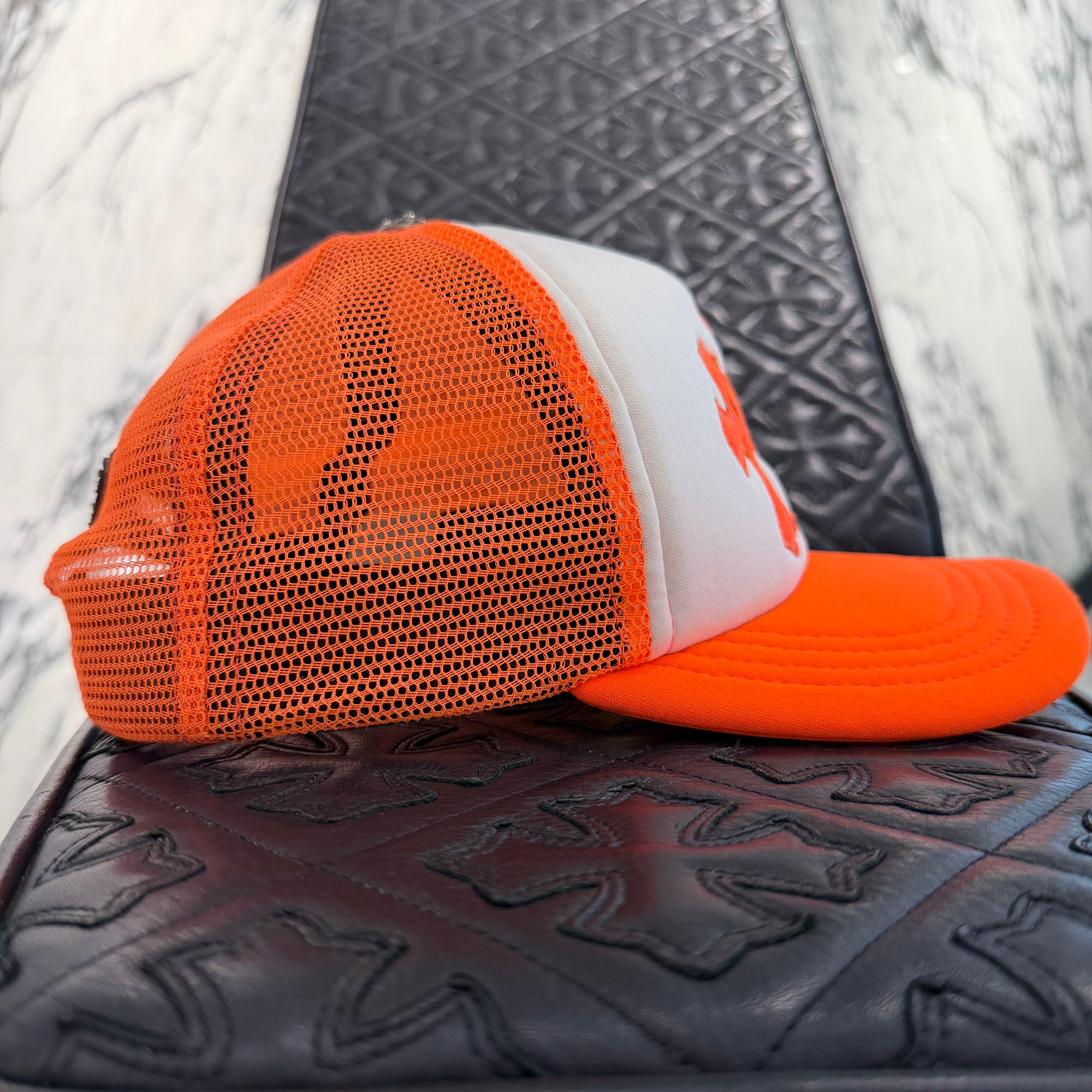 CHROME HEARTS Triple Cross Patch Trucker Cap ONE SIZE（53-60）クロムハーツ トリプルクロスパッチ トラッカーキャップ ONE SIZE（53-60）