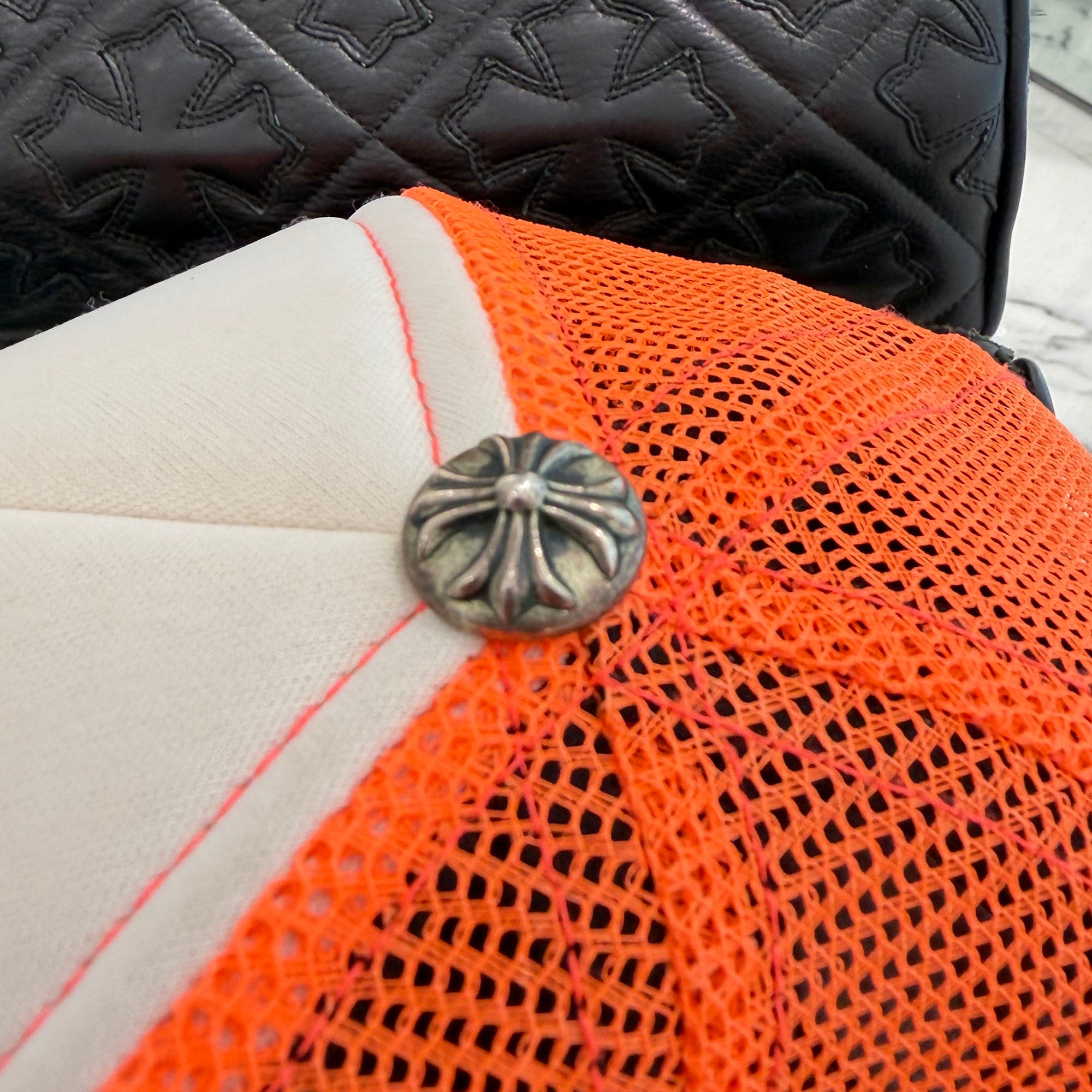 CHROME HEARTS Triple Cross Patch Trucker Cap ONE SIZE（53-60）クロムハーツ トリプルクロスパッチ トラッカーキャップ ONE SIZE（53-60）