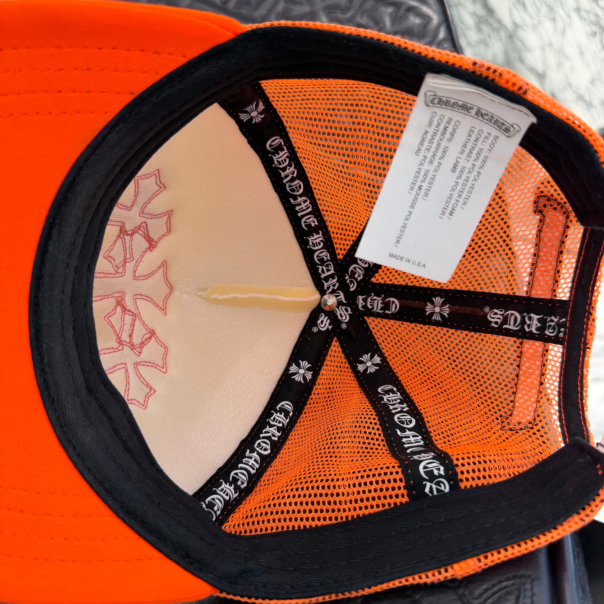 CHROME HEARTS Triple Cross Patch Trucker Cap ONE SIZE（53-60）クロムハーツ トリプルクロスパッチ トラッカーキャップ ONE SIZE（53-60）