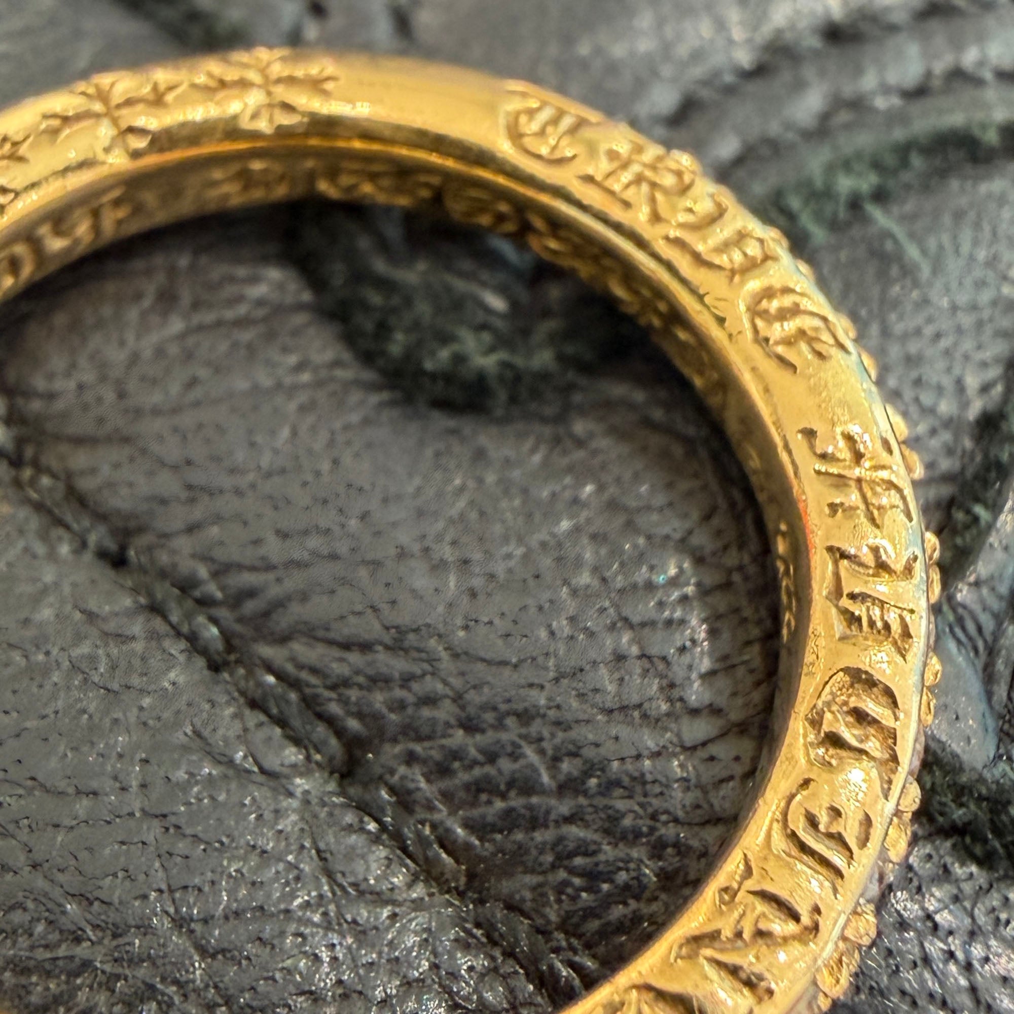 CHROME HEARTS 22K TFP Ring Pave Diamond Size 14号 クロムハーツ 22K トゥルーファッキンパンク リング パヴェダイヤモンド サイズ14号