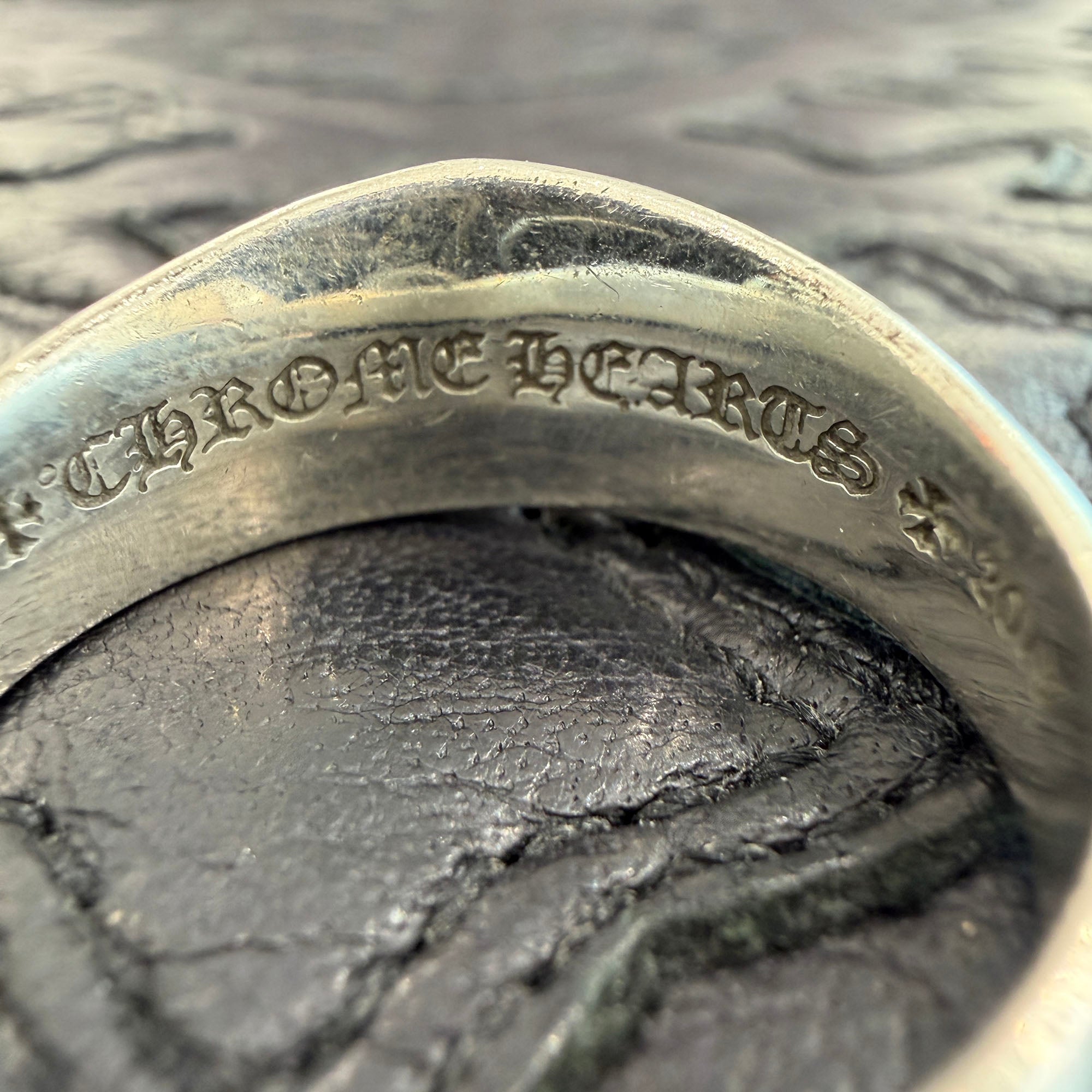 CHROME HEARTS Half Classic Keeper Ring Size 26号 クロムハーツ ハーフクラッシックキーパー リング サイズ26号