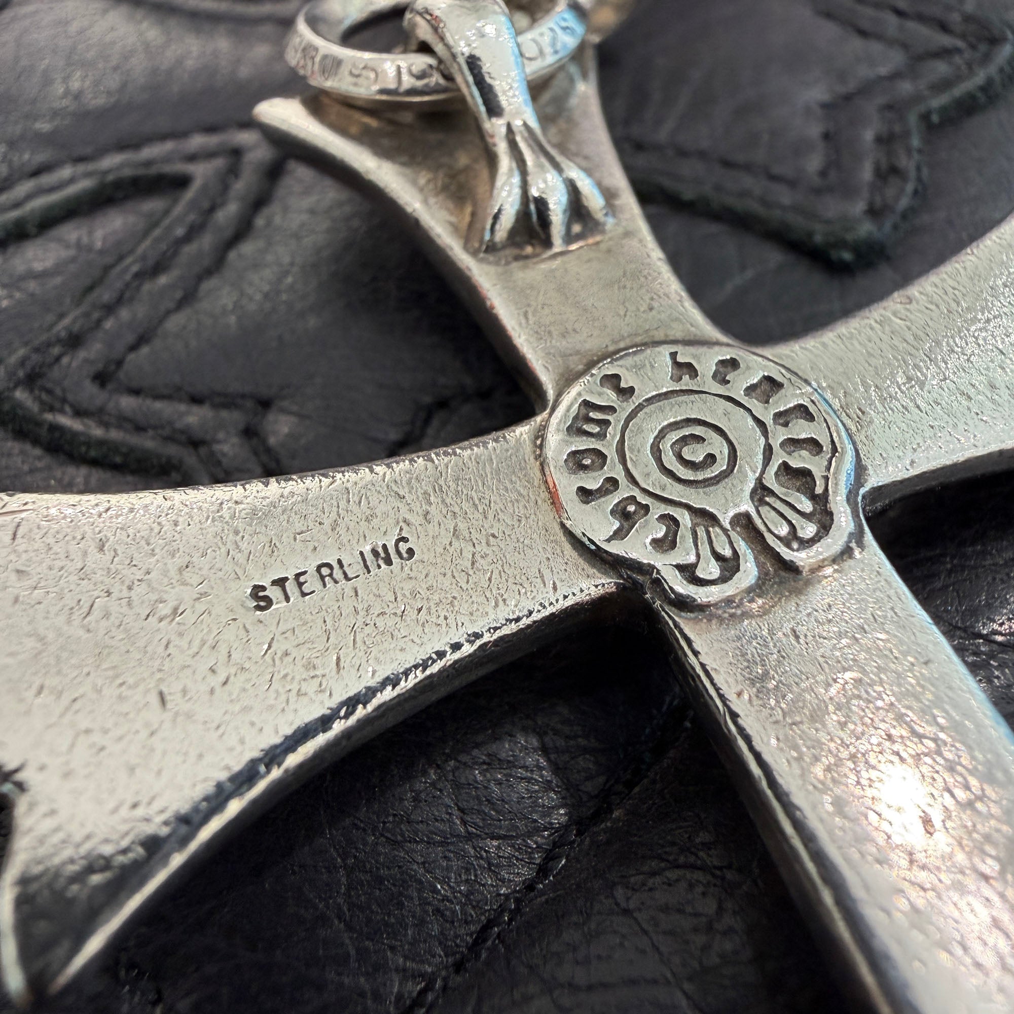 CHROME HEARTS Large Cross With Bail Pendant Top クロムハーツ ラージクロス ウィズ ベイル ペンダントトップ