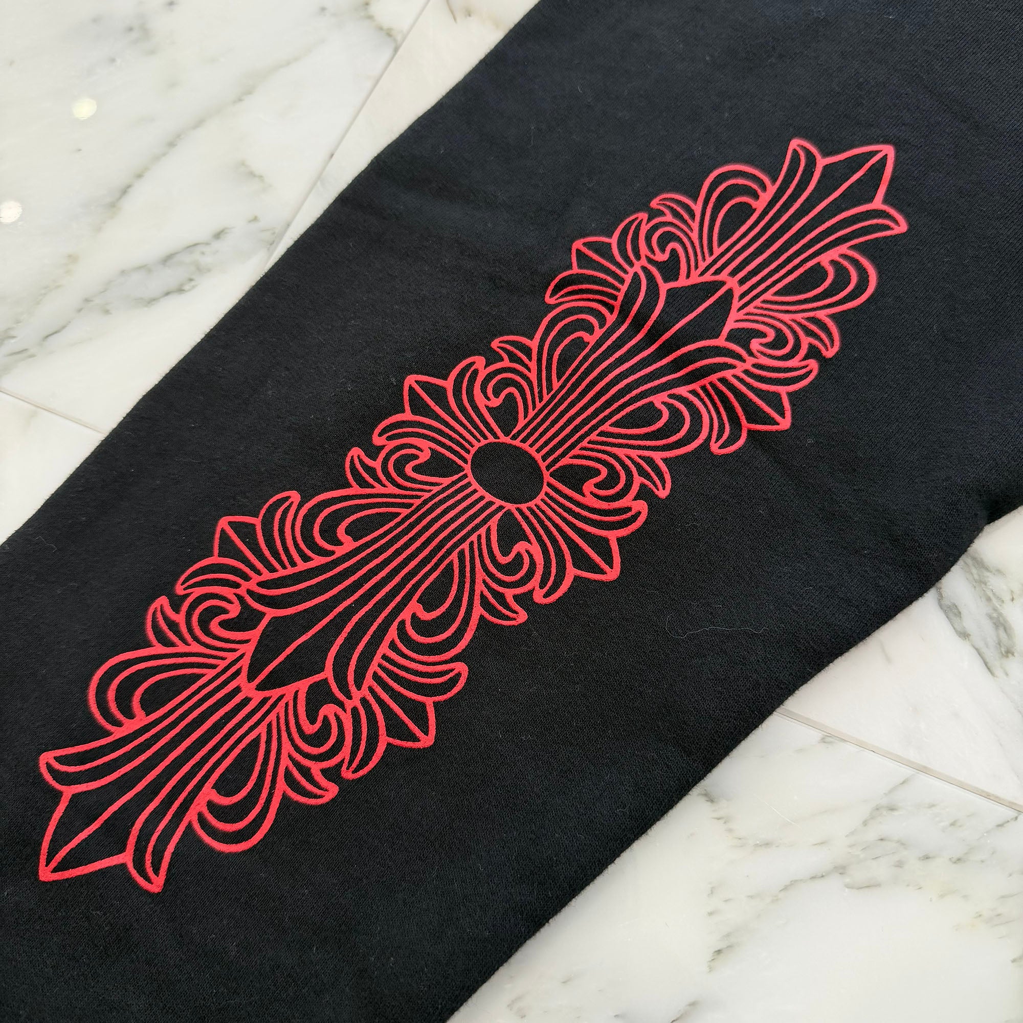 CHROME HEARTS Friends & Family Limited Floral Cross Arch Logo Pullover Hoodie Size XXL クロムハーツ フレンズアンドファミリー フローラルクロス アーチロゴ プルオーバーフーディ サイズXXL