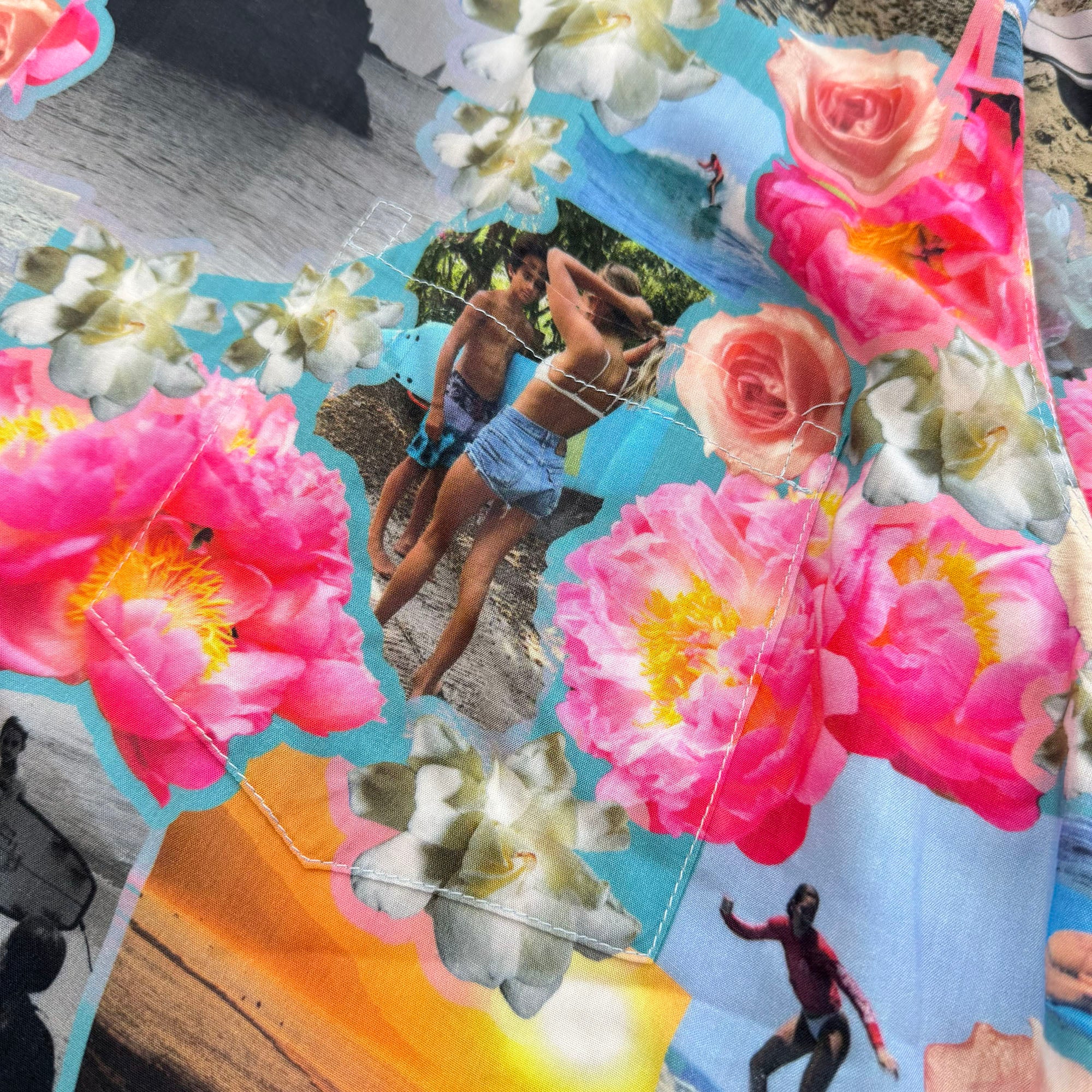 CHROME HEARTS Y NOT Multi Aloha Surf Short Sleeve Rayon Shirts Size XL クロムハーツ ワイノット マルチ アロハサーフ ショートスリーブ レーヨンシャツ サイズXL