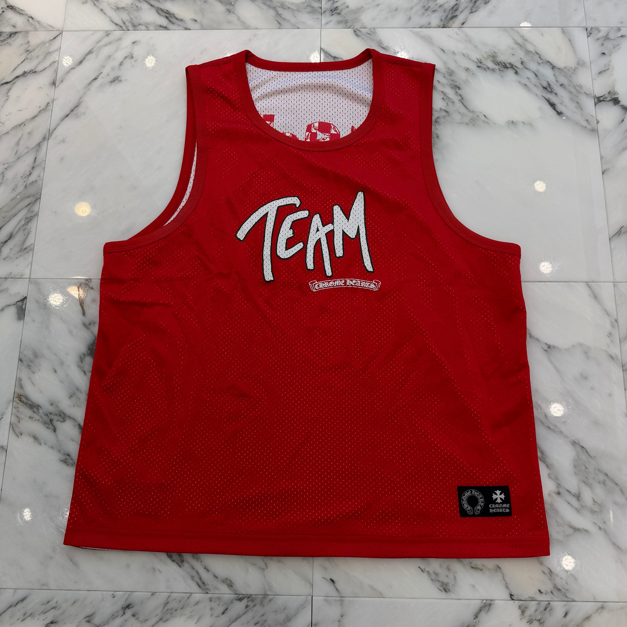 CHROME HEARTS Matty "TEAM" Mesh Warm Up Jersey Size M クロムハーツ × マッティボーイ "チーム" メッシュウォームアップジャージー サイズM