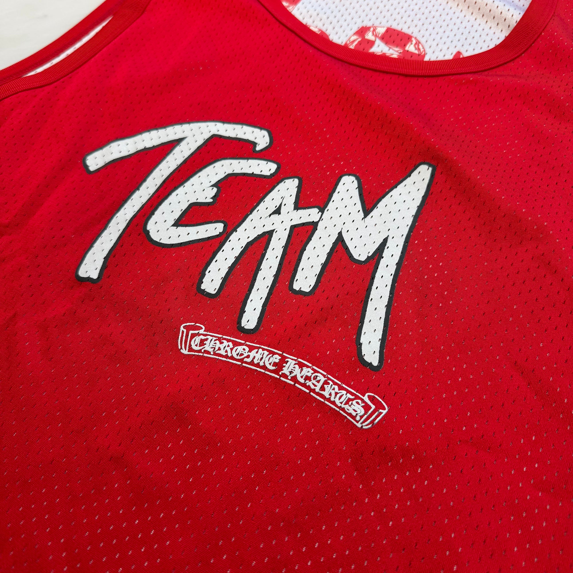 CHROME HEARTS Matty "TEAM" Mesh Warm Up Jersey Size M クロムハーツ × マッティボーイ "チーム" メッシュウォームアップジャージー サイズM