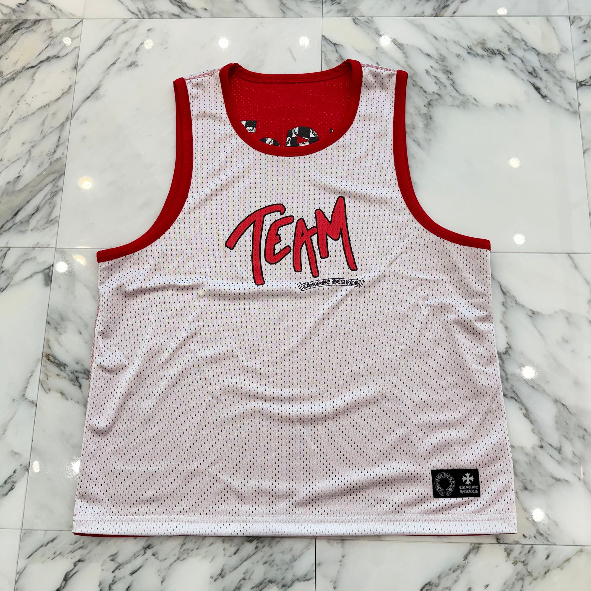 CHROME HEARTS Matty "TEAM" Mesh Warm Up Jersey Size M クロムハーツ × マッティボーイ "チーム" メッシュウォームアップジャージー サイズM