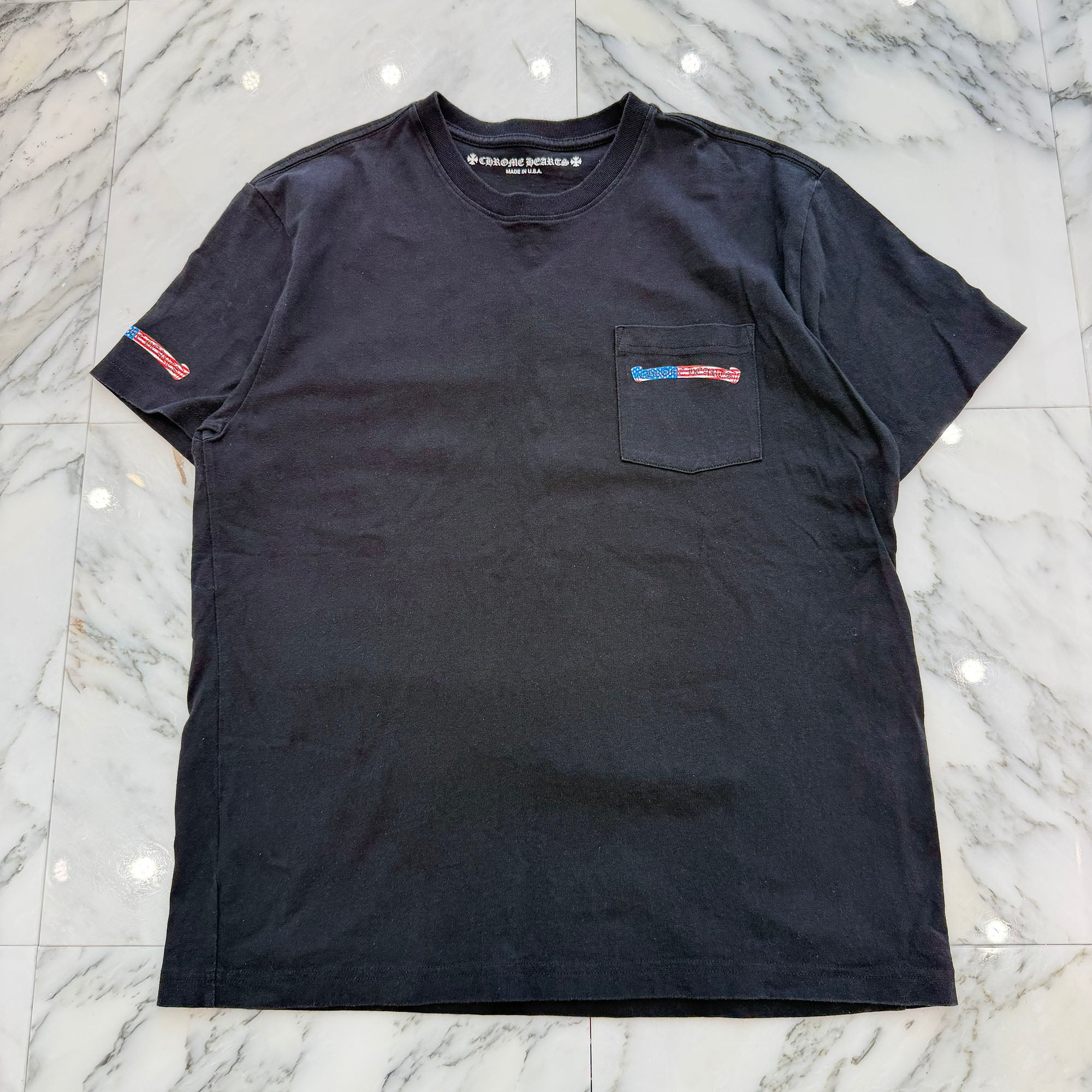 CHROME HEARTS × MATTY BOY 2021AW America Flag Back Scroll Tee Size XL クロムハーツ×マッティボーイ アメリカ国旗 バックスクロールTシャツ サイズXL