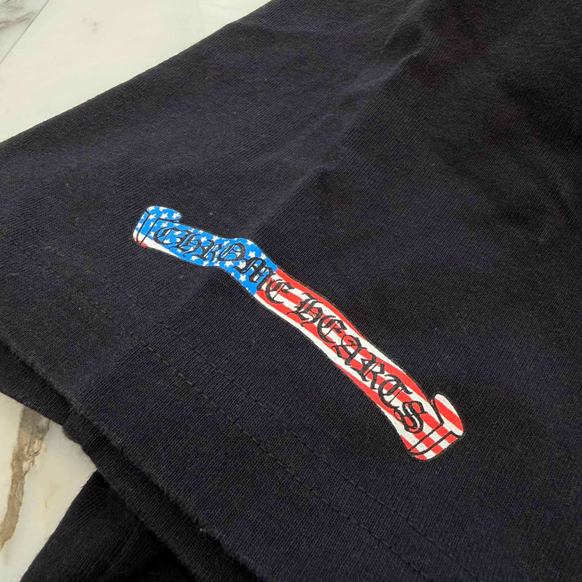 CHROME HEARTS × MATTY BOY 2021AW America Flag Back Scroll Tee Size XL クロムハーツ×マッティボーイ アメリカ国旗 バックスクロールTシャツ サイズXL