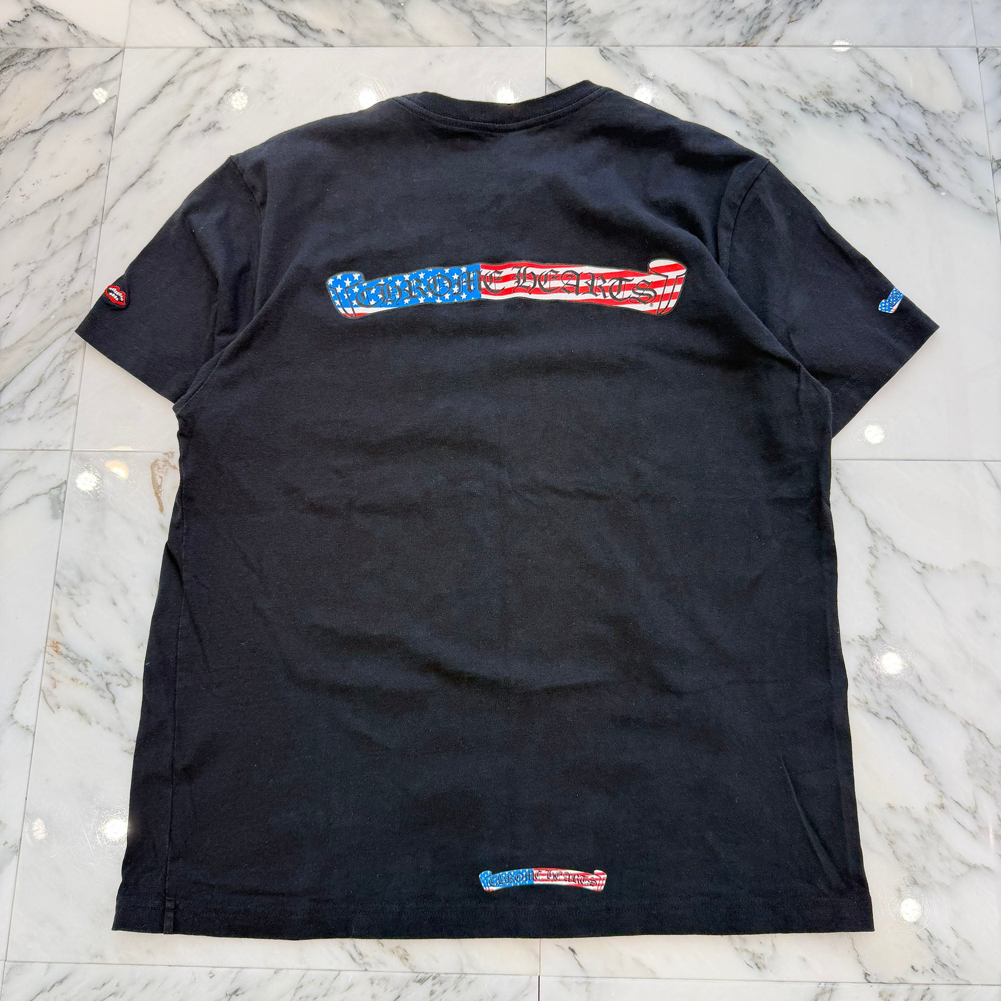 CHROME HEARTS × MATTY BOY 2021AW America Flag Back Scroll Tee Size XL クロムハーツ×マッティボーイ アメリカ国旗 バックスクロールTシャツ サイズXL