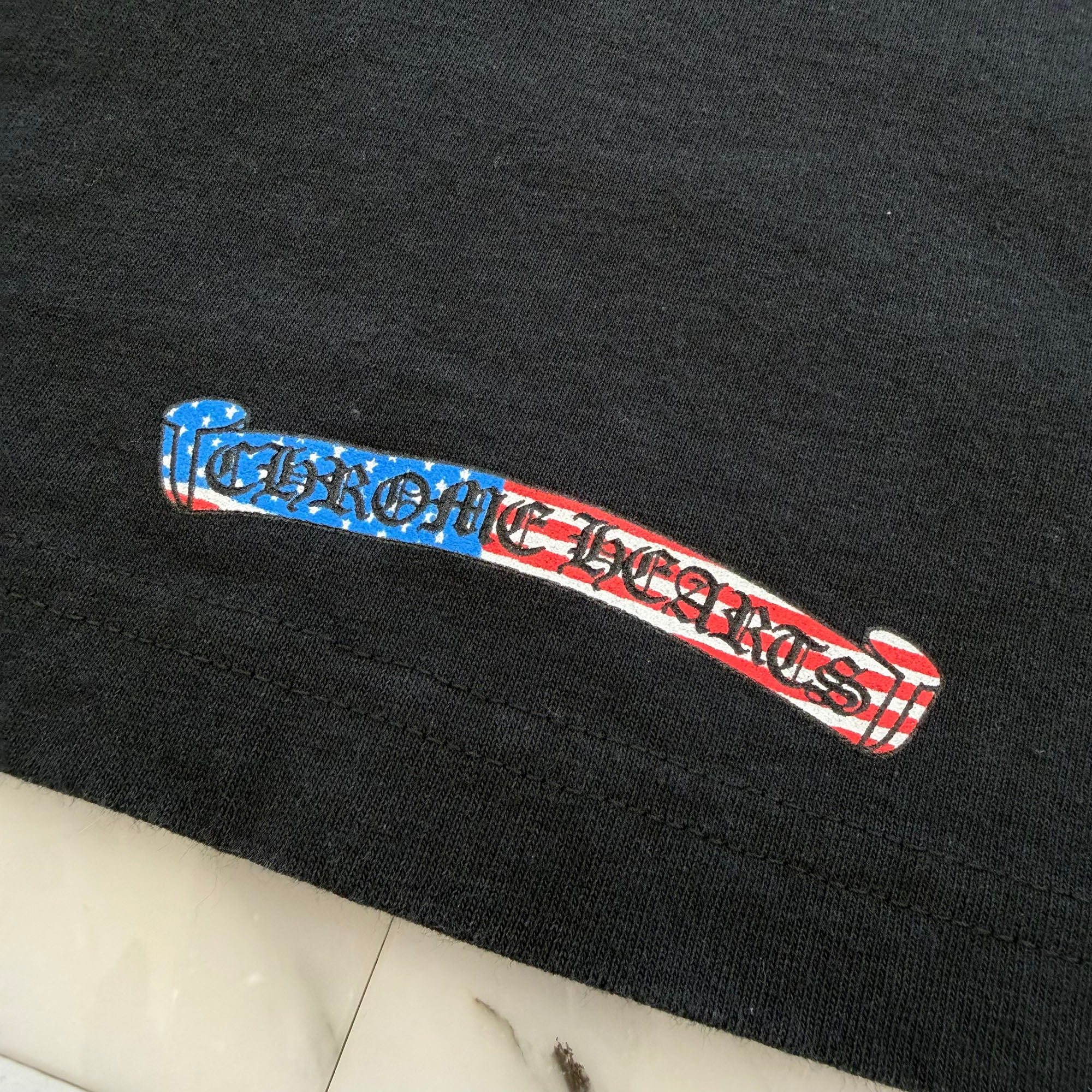 CHROME HEARTS × MATTY BOY 2021AW America Flag Back Scroll Tee Size XL クロムハーツ×マッティボーイ アメリカ国旗 バックスクロールTシャツ サイズXL