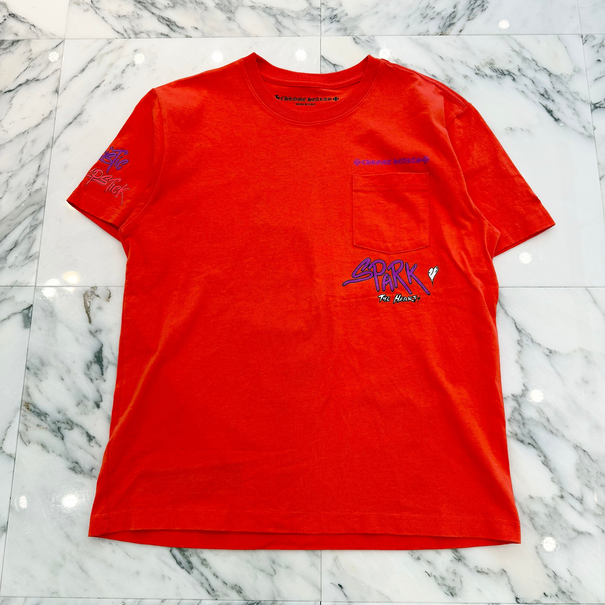 CHROME HEARTS × MATTY BOY 2023SS Sadistic Lipstick Tee Size L クロムハーツ ×マッティボーイ クロムハーツ × マッティボーイ サディスティック リップスティック Tシャツ サイズL