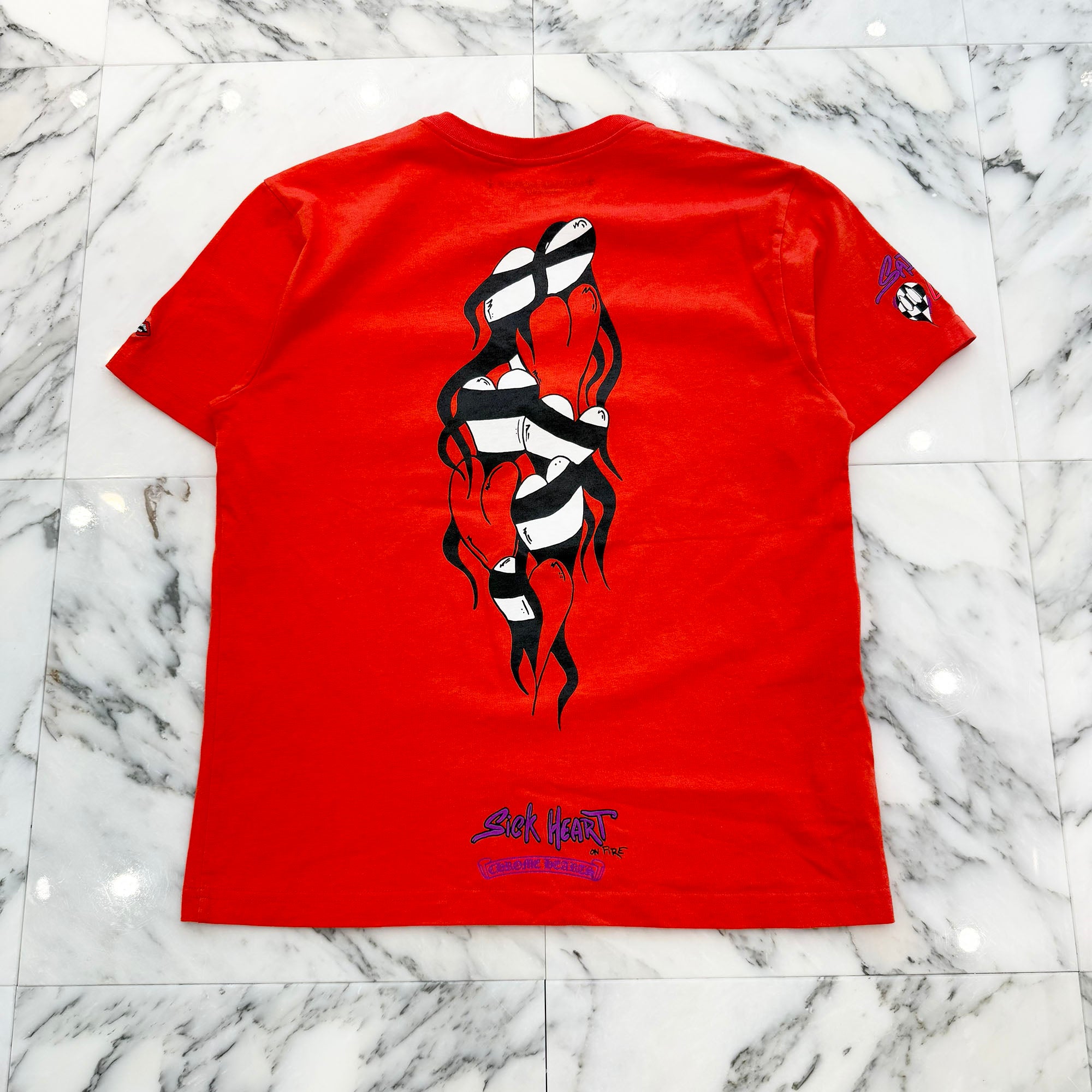 CHROME HEARTS × MATTY BOY 2023SS Sadistic Lipstick Tee Size L クロムハーツ ×マッティボーイ クロムハーツ × マッティボーイ サディスティック リップスティック Tシャツ サイズL