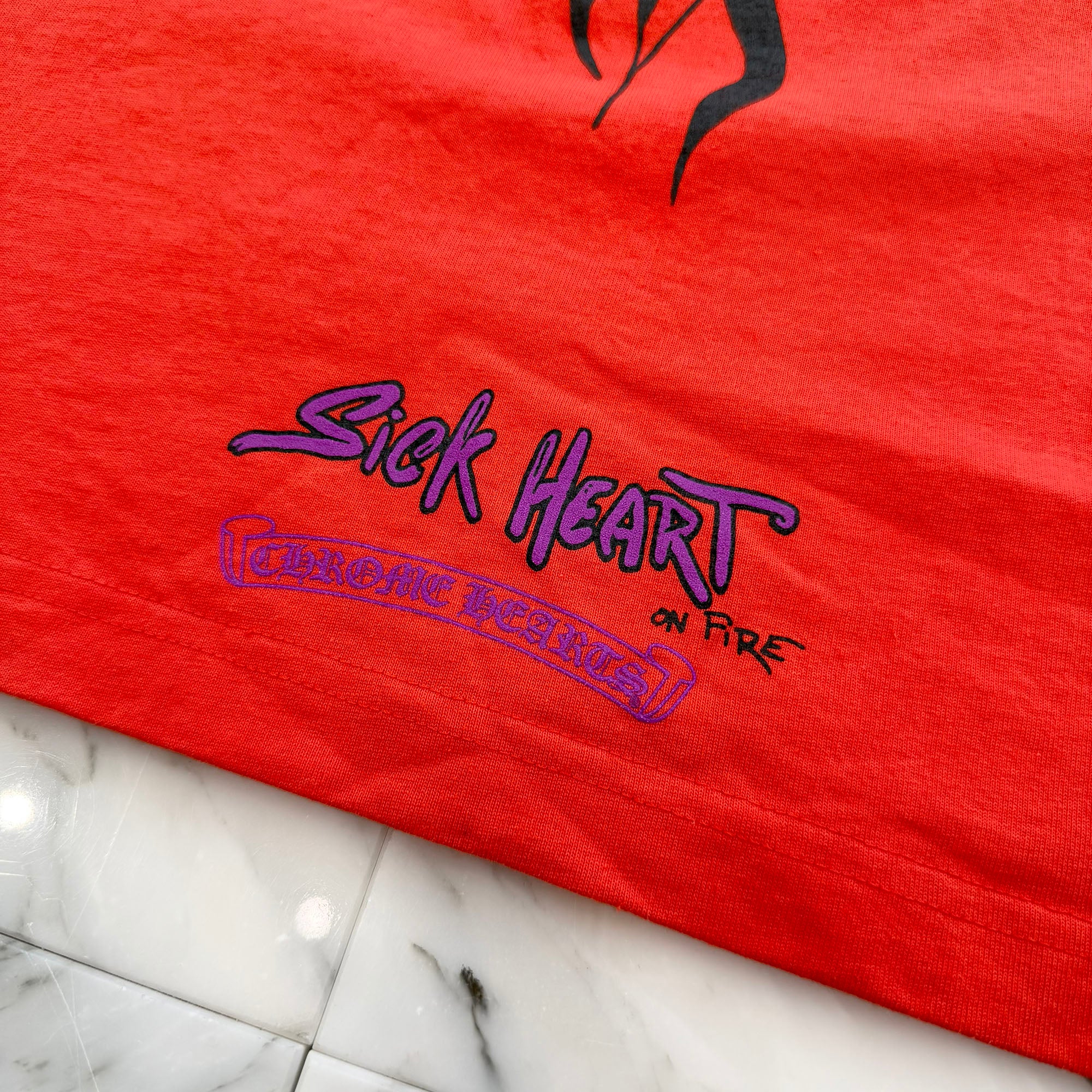 CHROME HEARTS × MATTY BOY 2023SS Sadistic Lipstick Tee Size L クロムハーツ ×マッティボーイ クロムハーツ × マッティボーイ サディスティック リップスティック Tシャツ サイズL