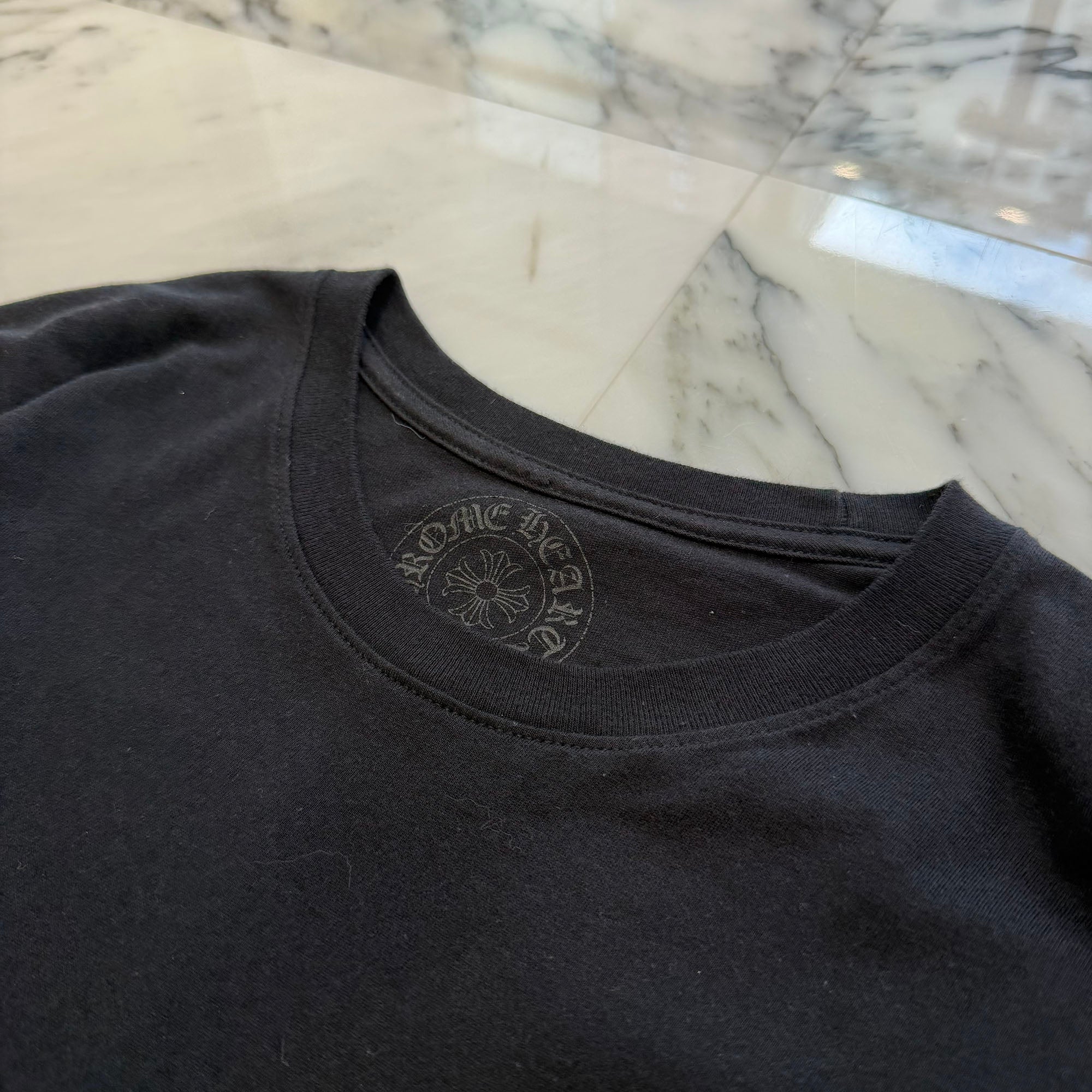 CHROME HEARTS American Flag Vine Dagger Horseshoe Long Sleeve Tee Size S クロムハーツ アメリカンフラッグ ヴァインダガーホースシュー ロングスリーブTシャツ サイズS