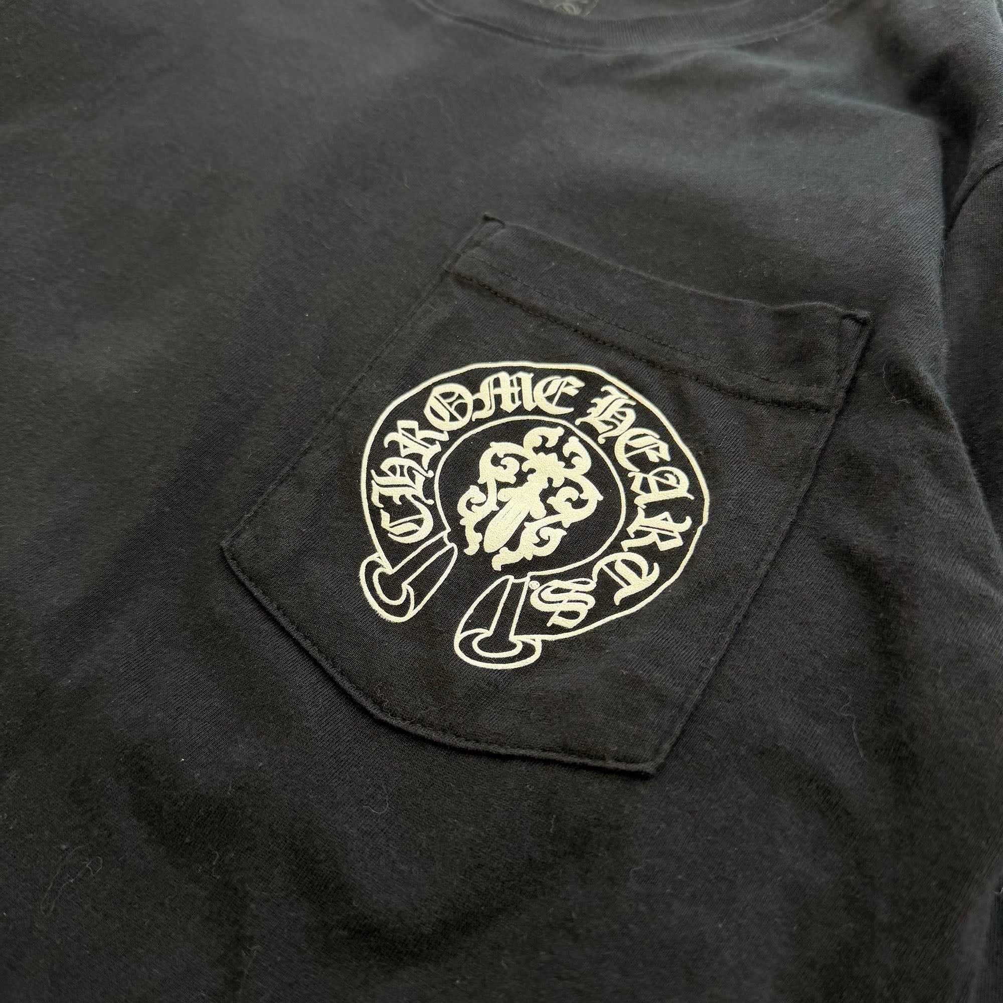CHROME HEARTS American Flag Vine Dagger Horseshoe Long Sleeve Tee Size S クロムハーツ アメリカンフラッグ ヴァインダガーホースシュー ロングスリーブTシャツ サイズS