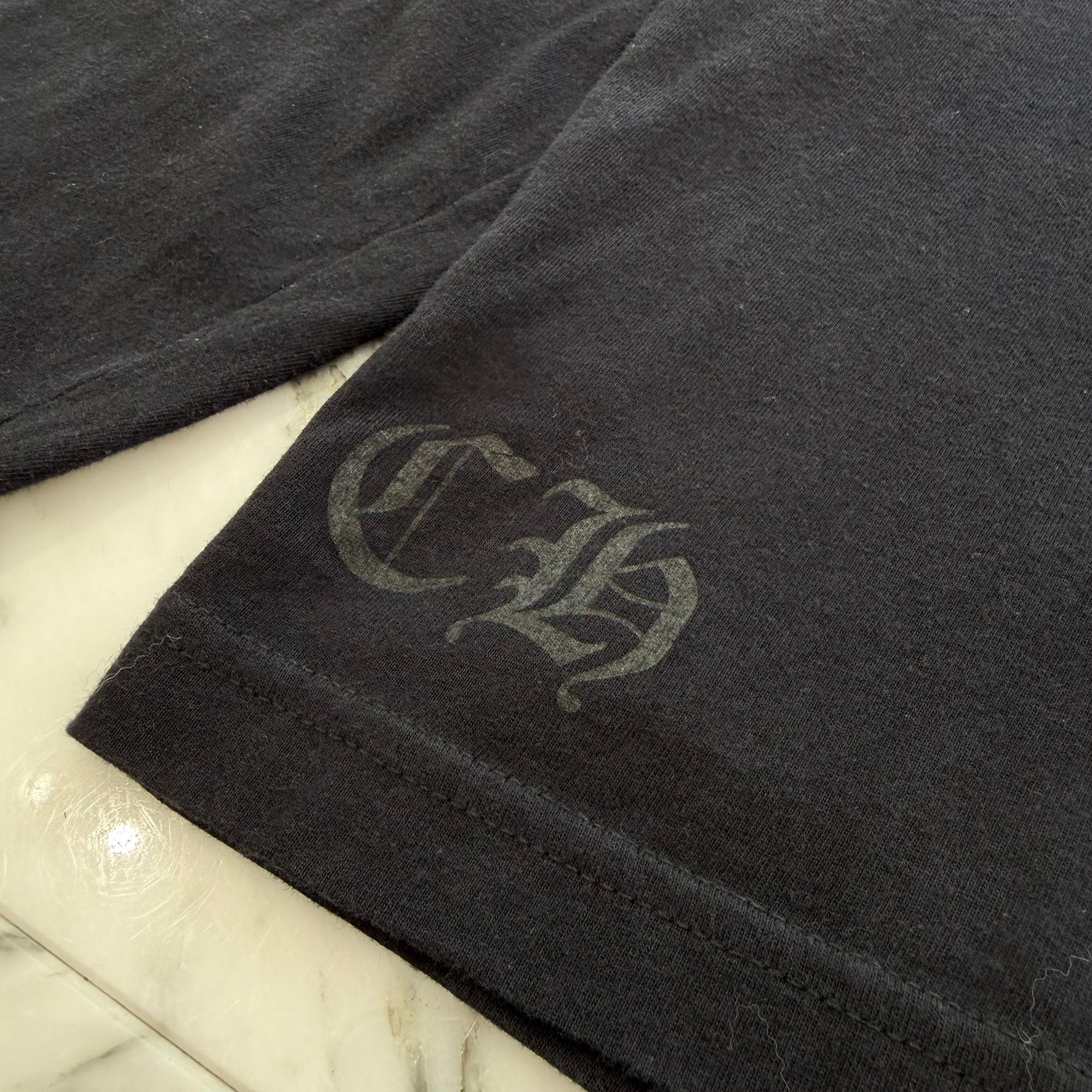 CHROME HEARTS American Flag Vine Dagger Horseshoe Long Sleeve Tee Size S クロムハーツ アメリカンフラッグ ヴァインダガーホースシュー ロングスリーブTシャツ サイズS