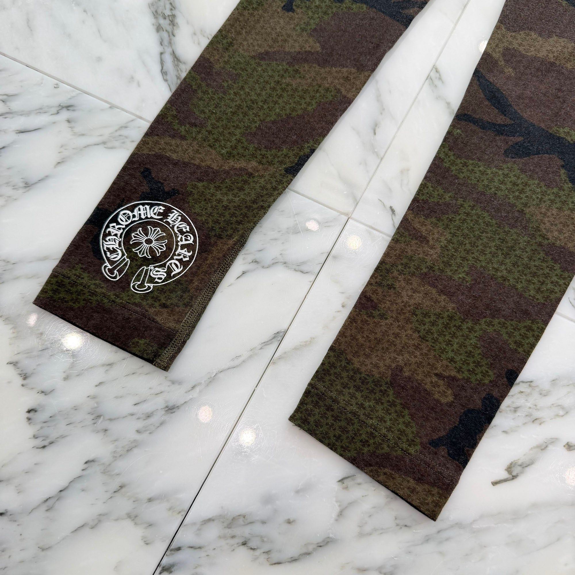 CHROMEHEARTS Horseshoe Camouflage Leggings Size S クロムハーツ ホースシュー カモフラ レギンス サイズS