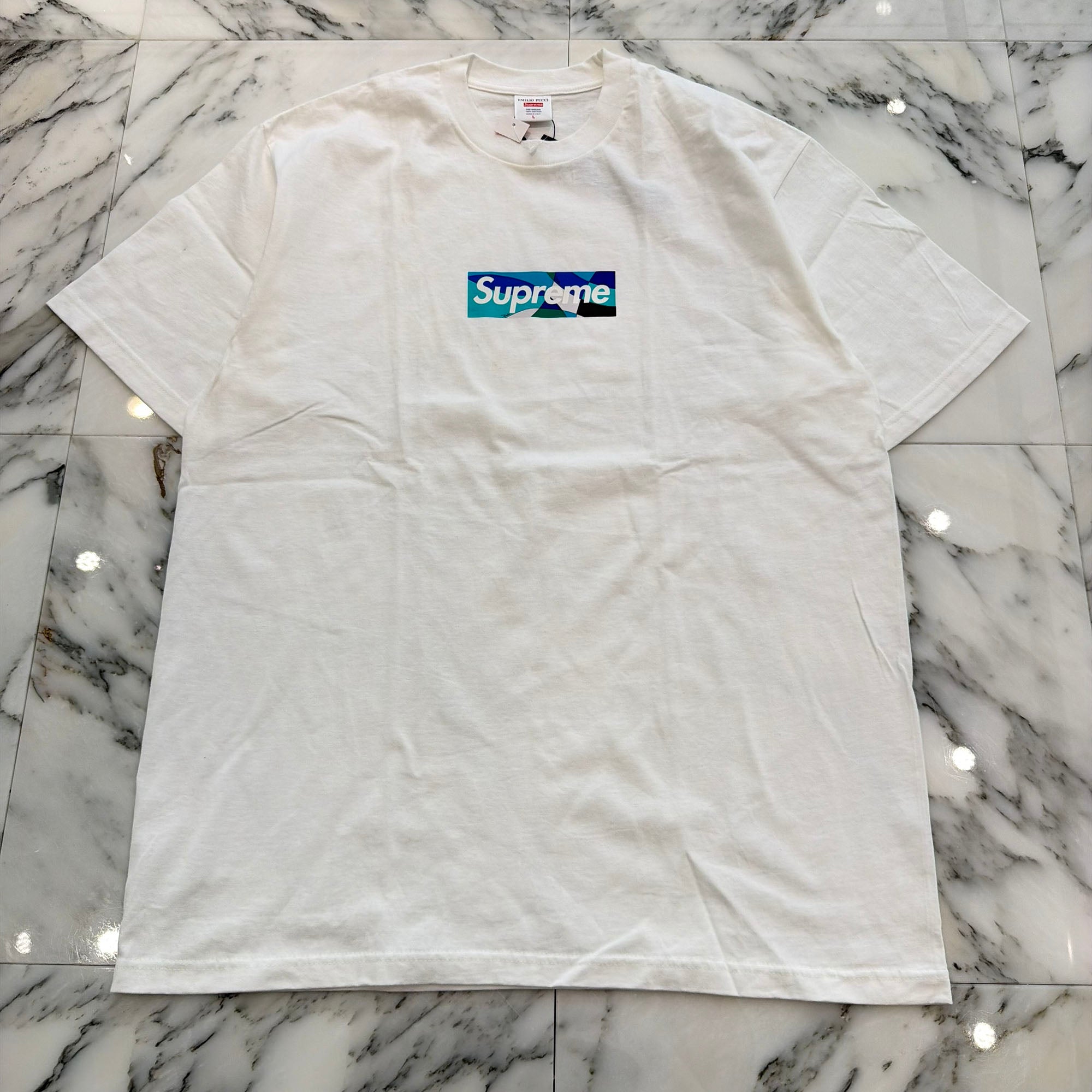 Supreme × Emilio Pucci 2021SS Box Logo Tee Size L シュプリーム×エミリオ・プッチ ボックスロゴ Tシャツ サイズL