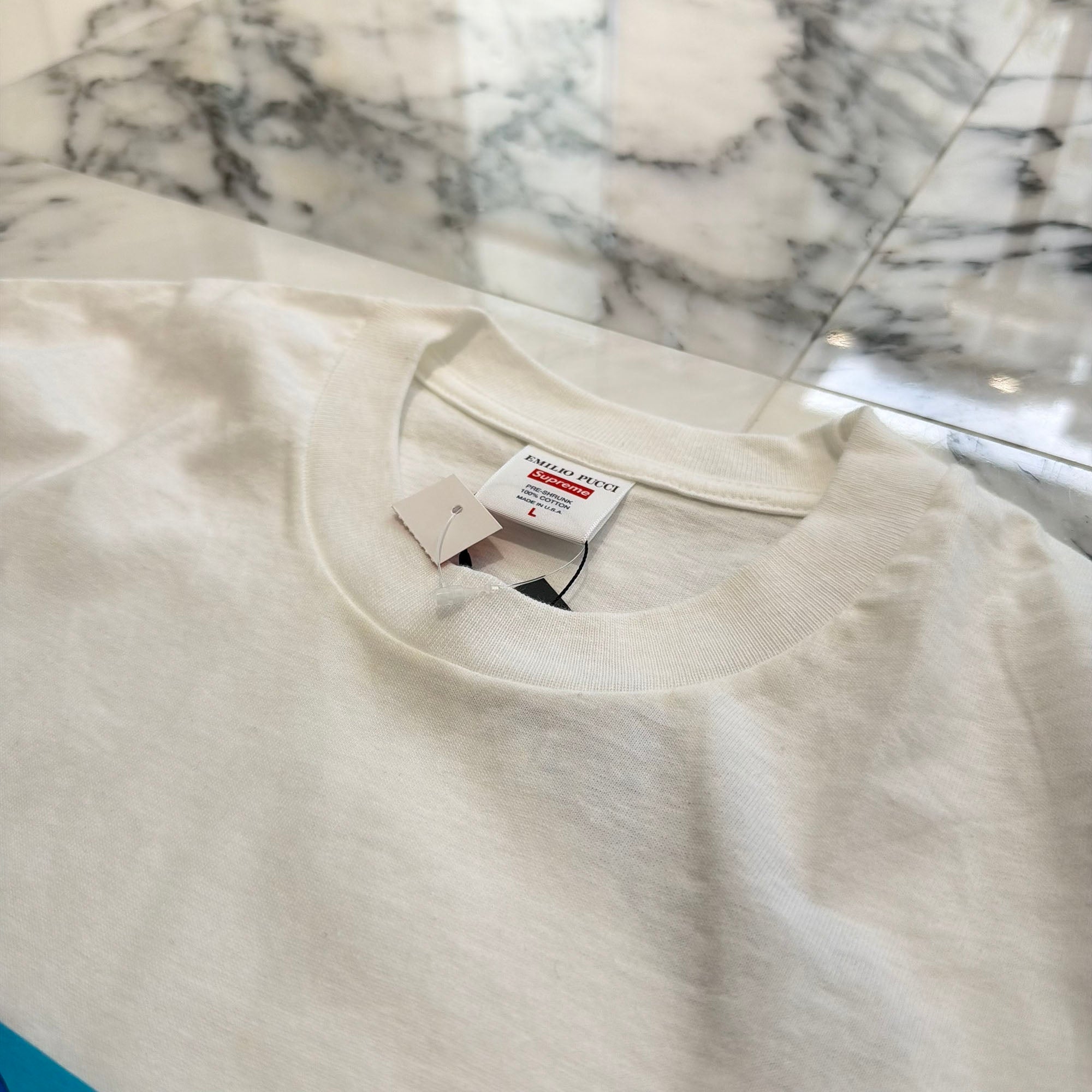 Supreme × Emilio Pucci 2021SS Box Logo Tee Size L シュプリーム×エミリオ・プッチ ボックスロゴ Tシャツ サイズL