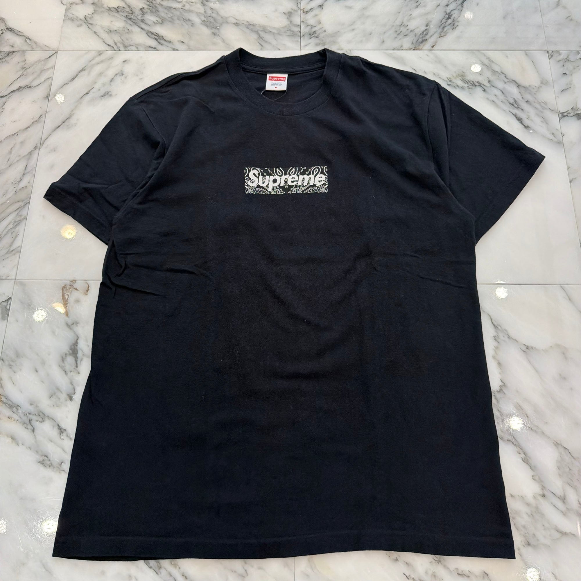 Supreme 2019AW Bandana Box Logo Tee Size M シュプリーム バンダナ ボックスロゴ Tシャツ サイズM