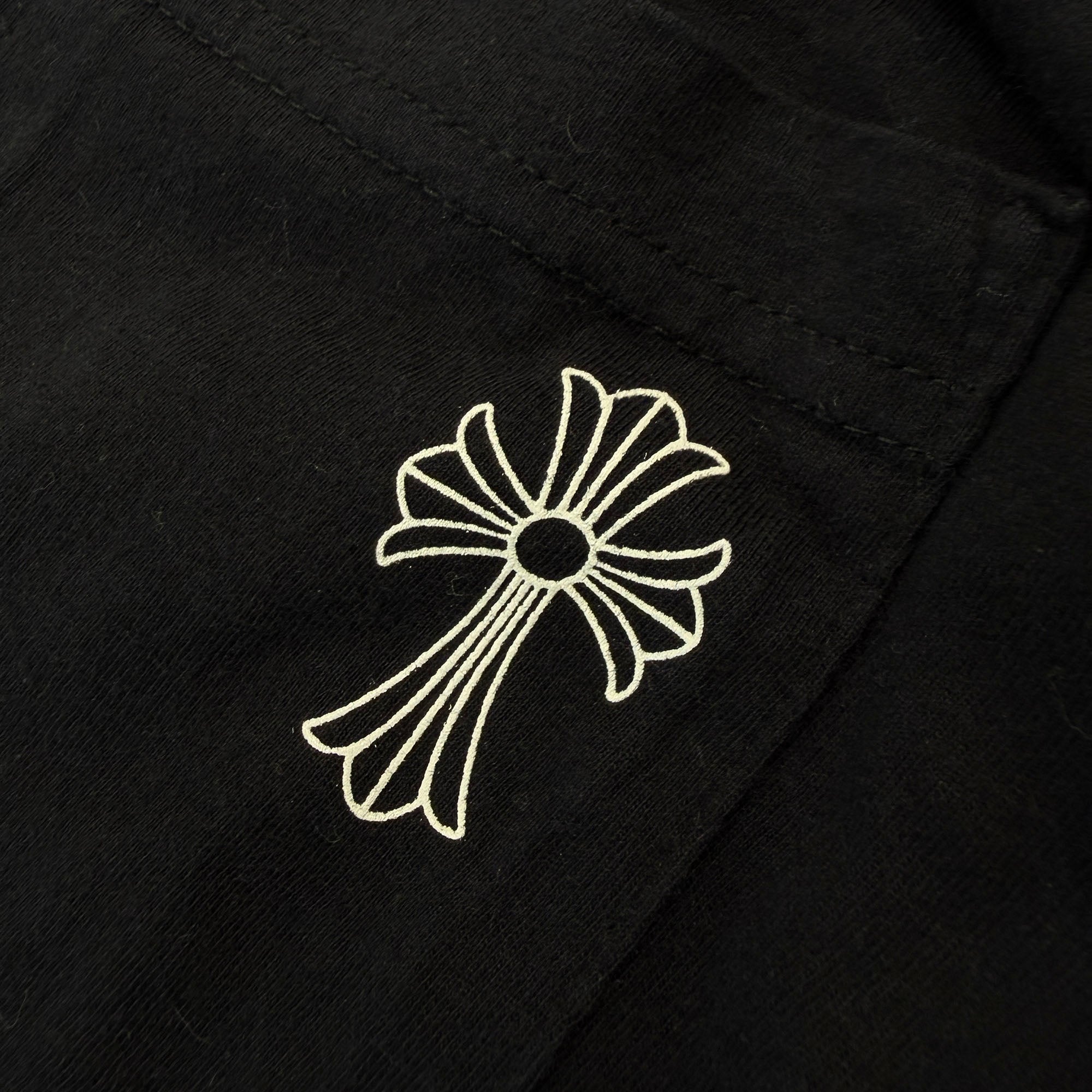 CHROME HEARTS Script Cross Neck Logo Long Sleeve Tee Size XL クロムハーツ スクリプトクロス ネックロゴ ロングスリーブ Tシャツ サイズXL