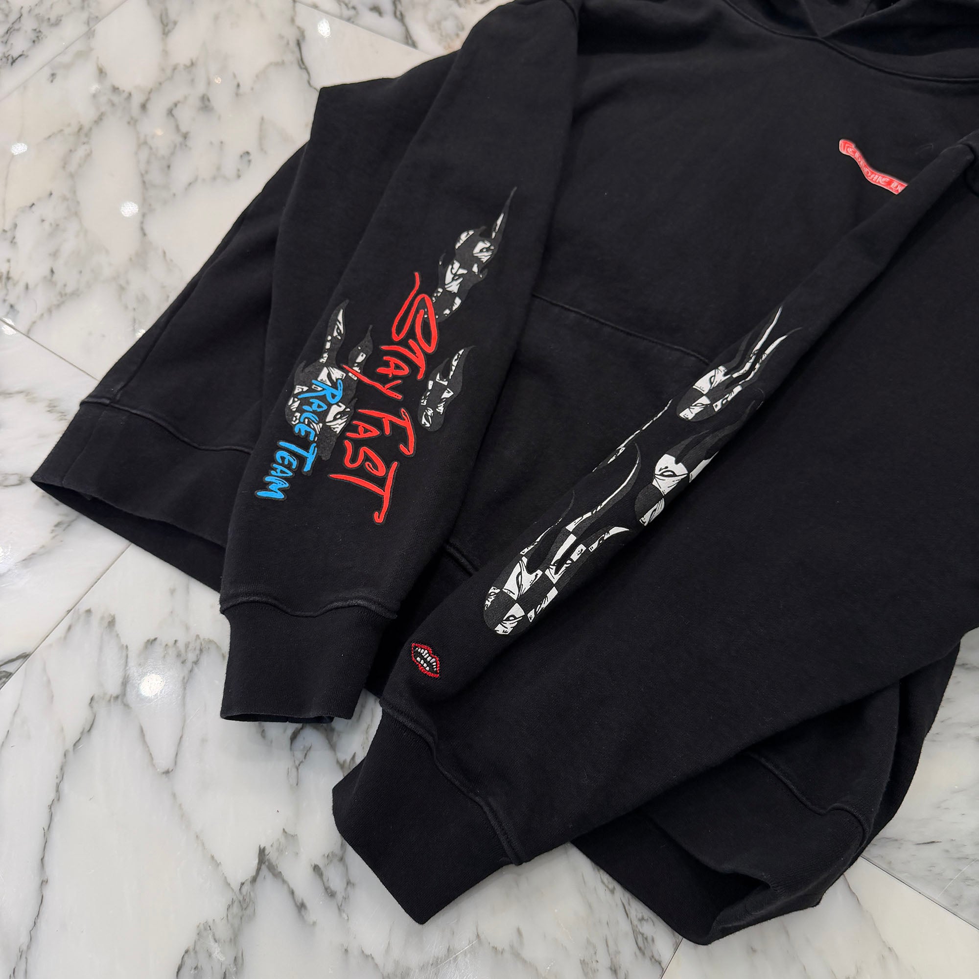 CHROME HEARTS × MATTY BOY PPO STAY FAST RACE TEAM Pullover Hoodie Size XXL クロムハーツ × マッティボーイ PPO スティファスト レースチーム プルオーバーフーディー サイズXXL