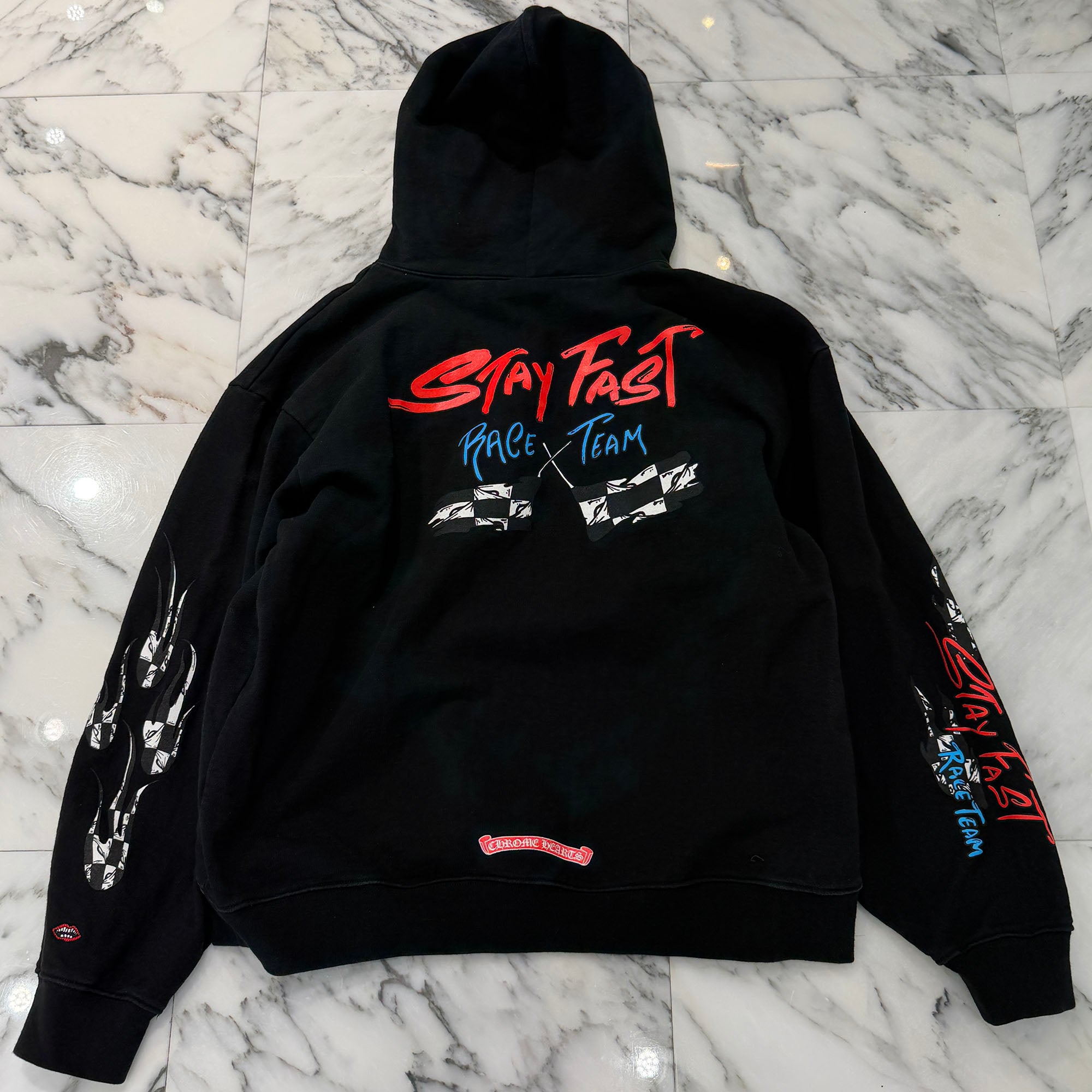 CHROME HEARTS × MATTY BOY PPO STAY FAST RACE TEAM Pullover Hoodie Size XXL クロムハーツ × マッティボーイ PPO スティファスト レースチーム プルオーバーフーディー サイズXXL