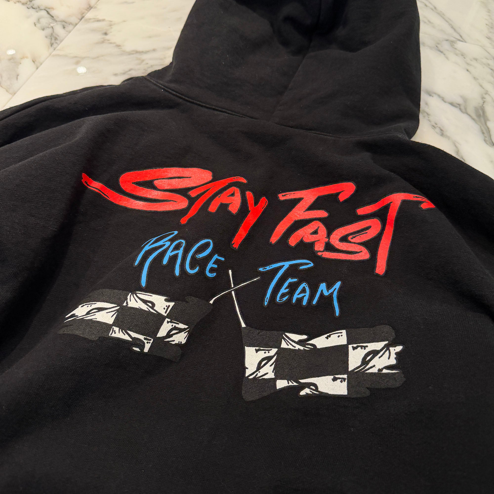CHROME HEARTS × MATTY BOY PPO STAY FAST RACE TEAM Pullover Hoodie Size XXL クロムハーツ × マッティボーイ PPO スティファスト レースチーム プルオーバーフーディー サイズXXL
