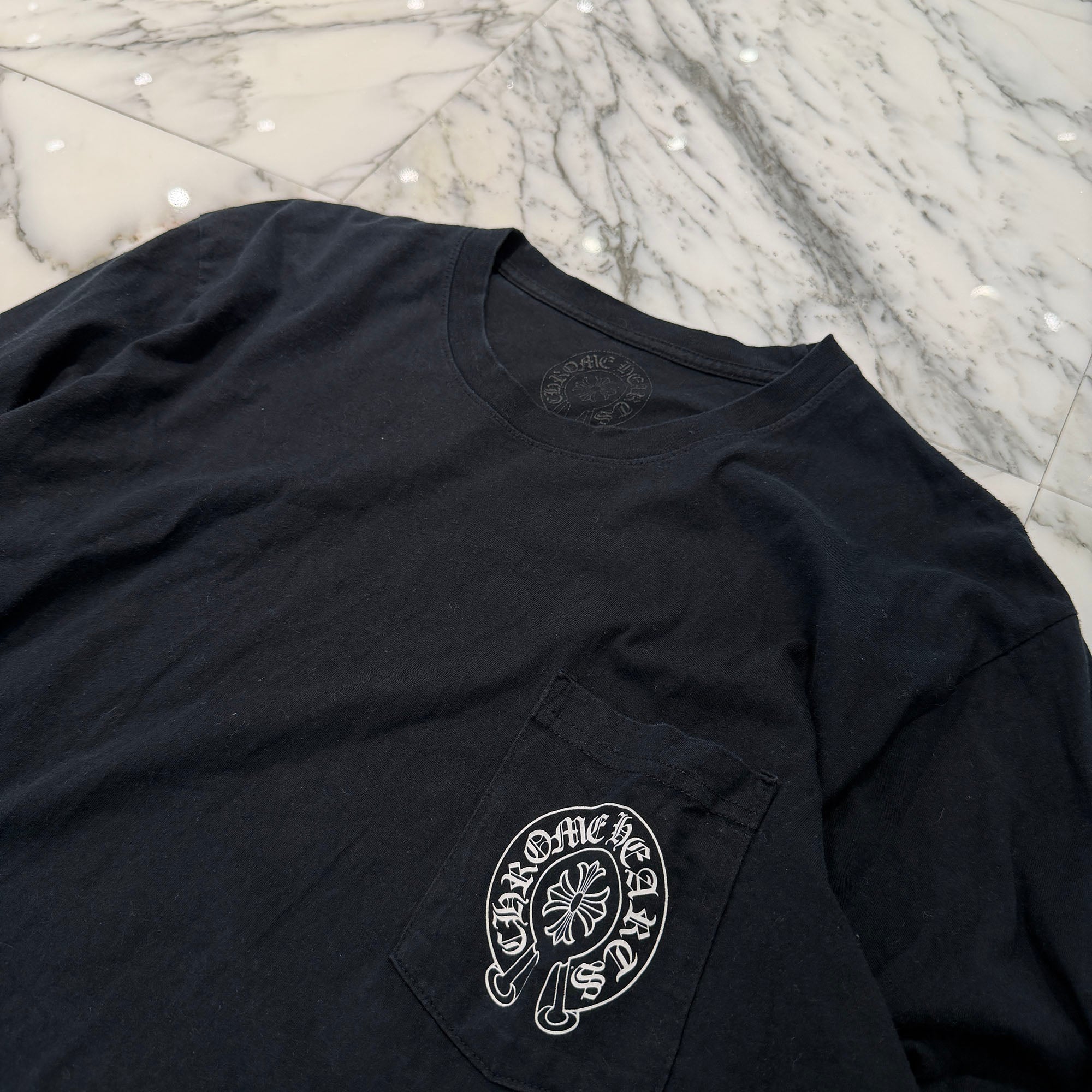 CHROME HEARTS Paris Limited Floral Cross 18 Avenue Long Sleeve Tee Size XL クロムハーツ パリ限定 フローラルクロス 18アヴェニュー ロングスリーブ Tシャツ サイズXL