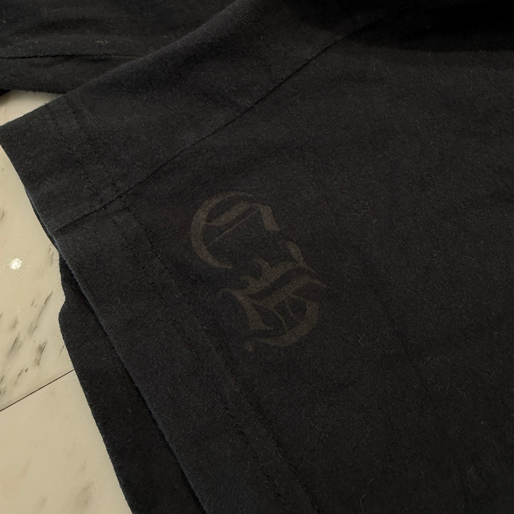 CHROME HEARTS Paris Limited Floral Cross 18 Avenue Long Sleeve Tee Size XL クロムハーツ パリ限定 フローラルクロス 18アヴェニュー ロングスリーブ Tシャツ サイズXL