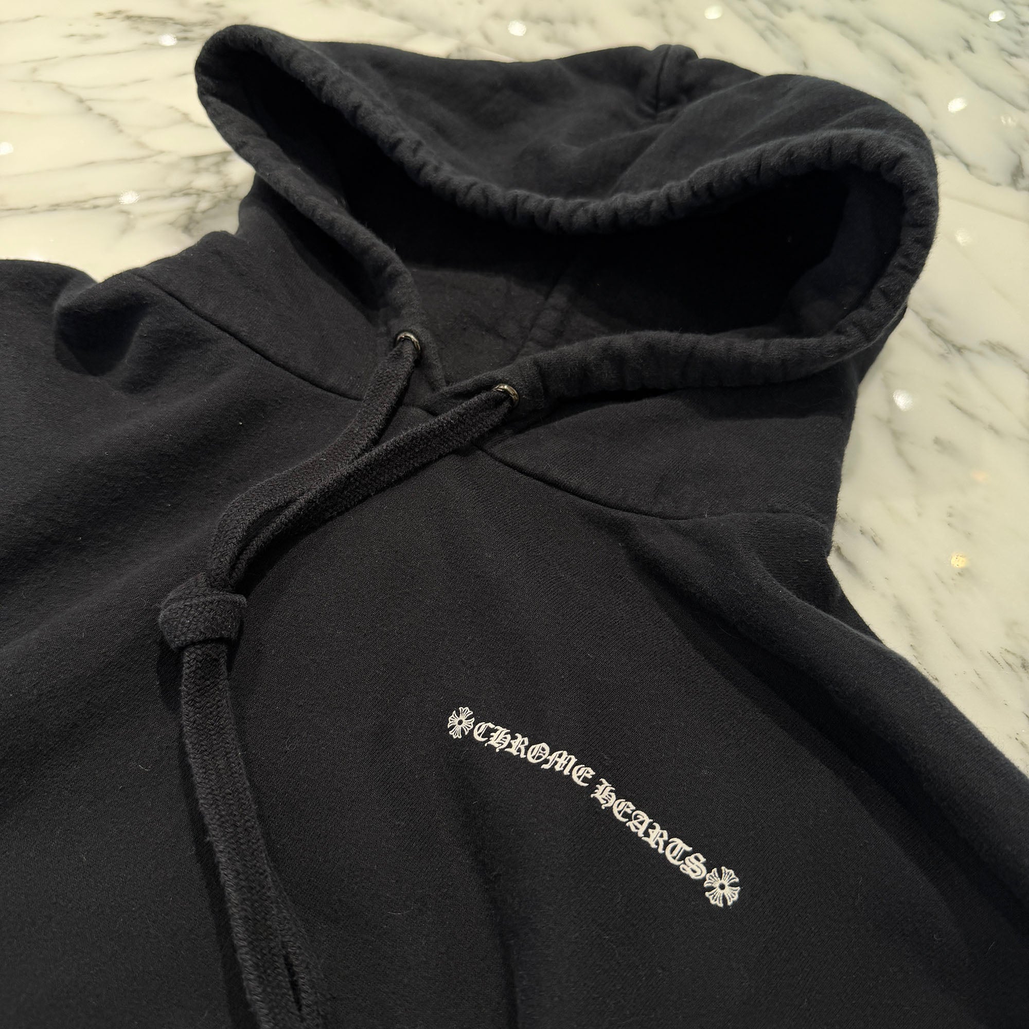 CHROME HEARTS Cross Tire Track Pullover Hoodie Size XL クロムハーツ クロス タイヤトラック プルオーバーフーディー サイズXL